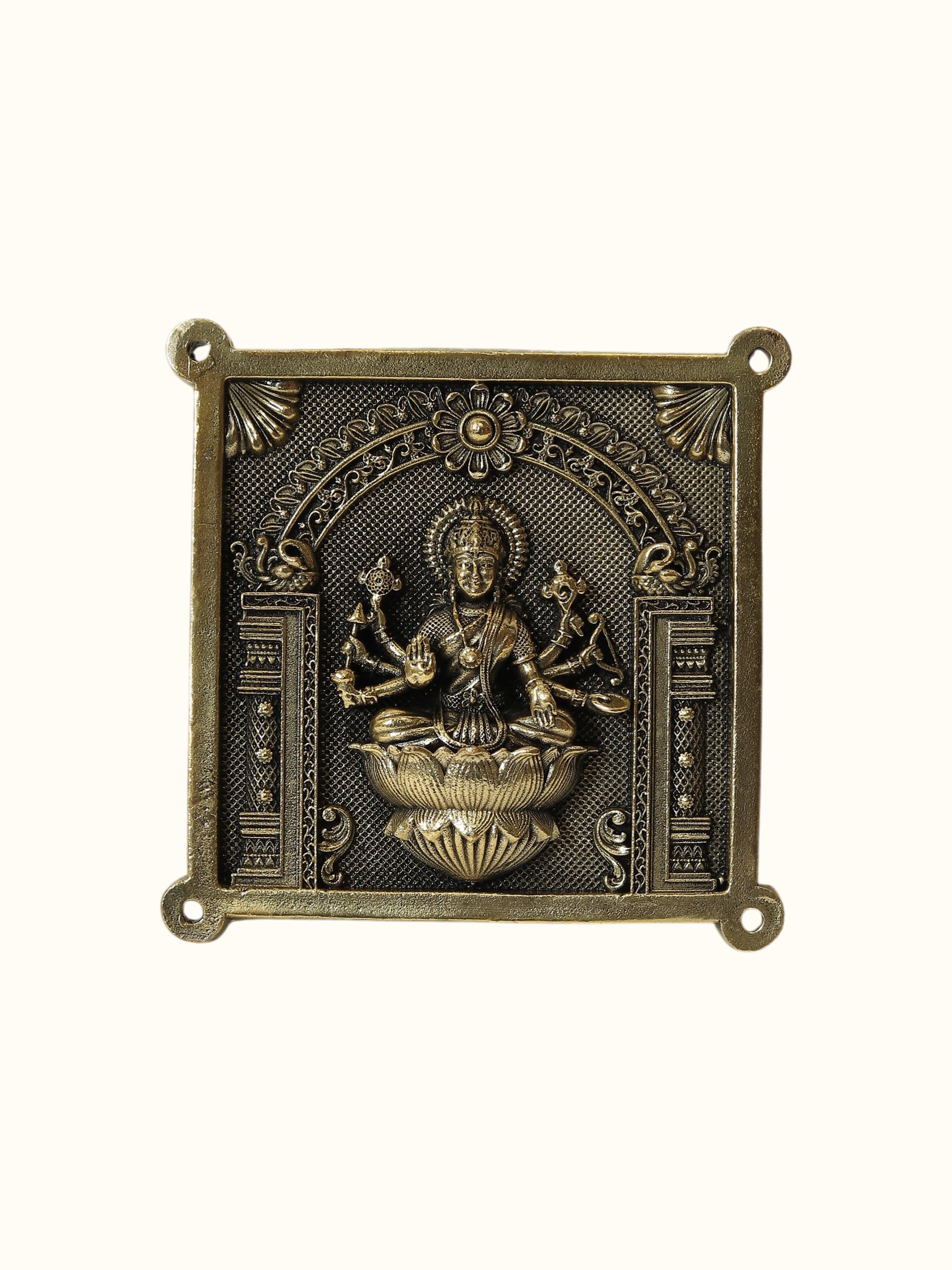 Ashtalakshmi Brass Wall Hanging