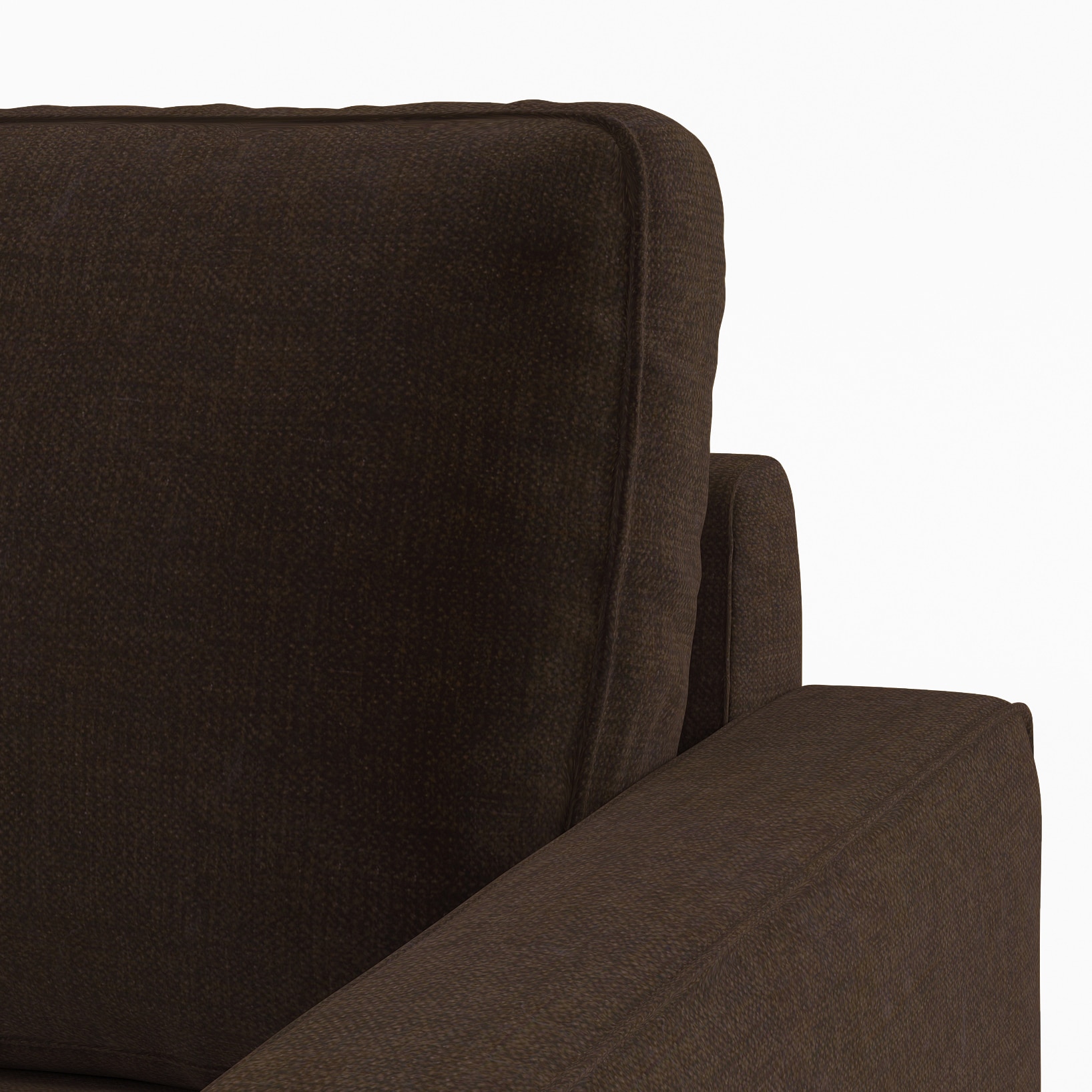 Apollo Sofa (Colour : Dark Earth, Cushion : Soft, Back Type : High Back, Seating Capacity : Left Aligned 2 Seater + Left Aligned Chaise + Ottoman)