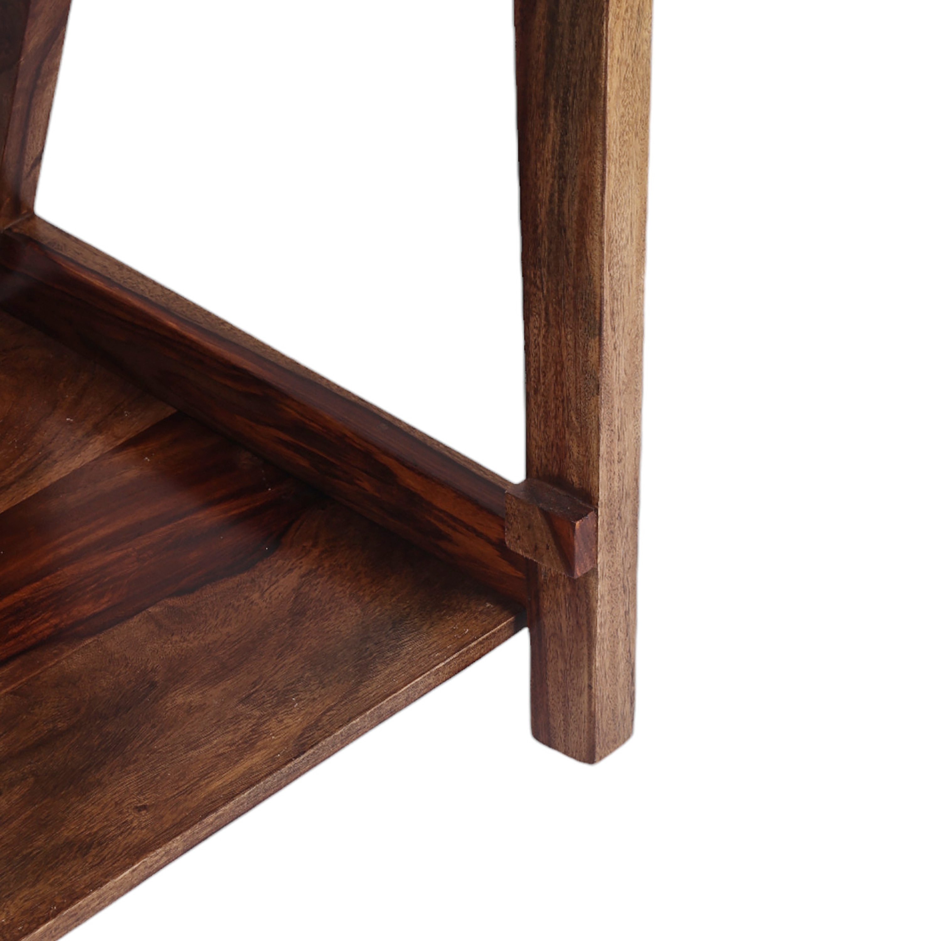 Roswell Sheesham Wood Study Computer Table In Teak Finish