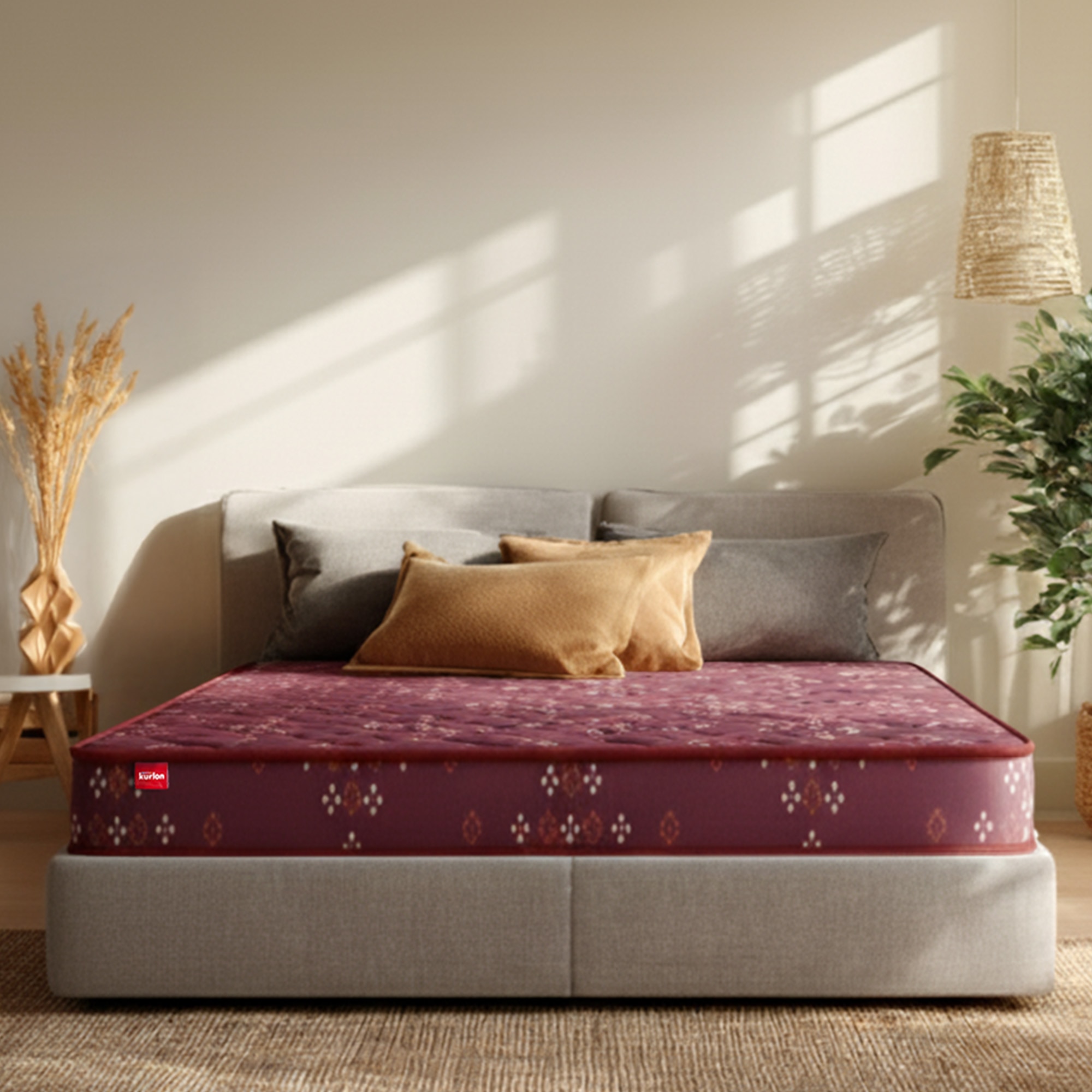 Kurlon Teensy Ortho 5 inch Double EPE Foam Mattress (L x W: 78 inch x 48 inch) - Kurlon