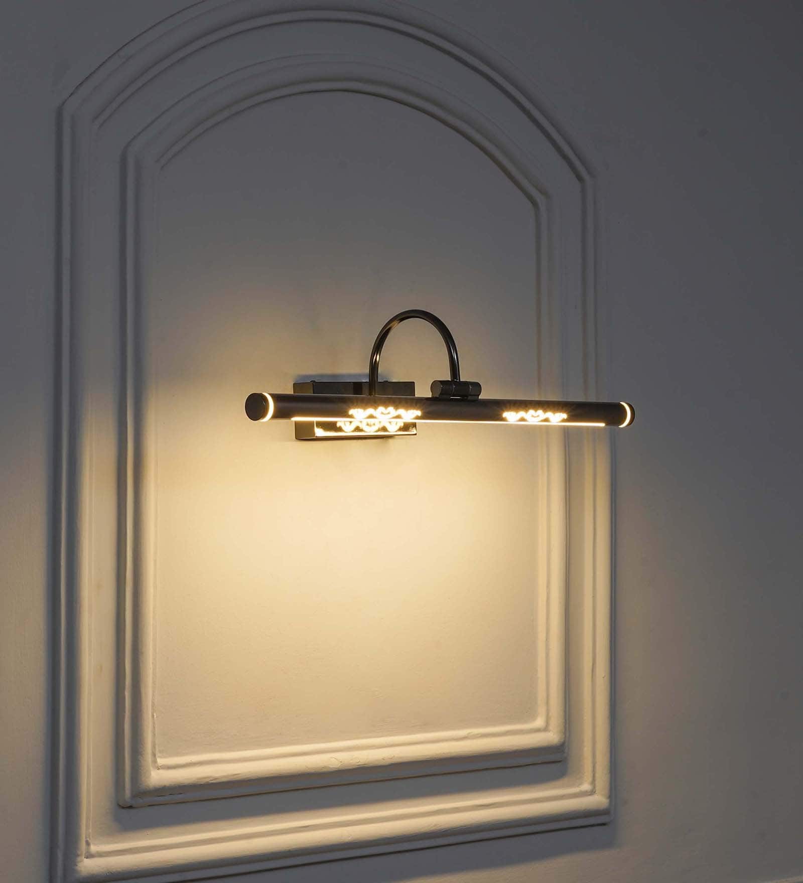 WILLOW LED Adjustable Swivel Picture Light in Antique Nickel