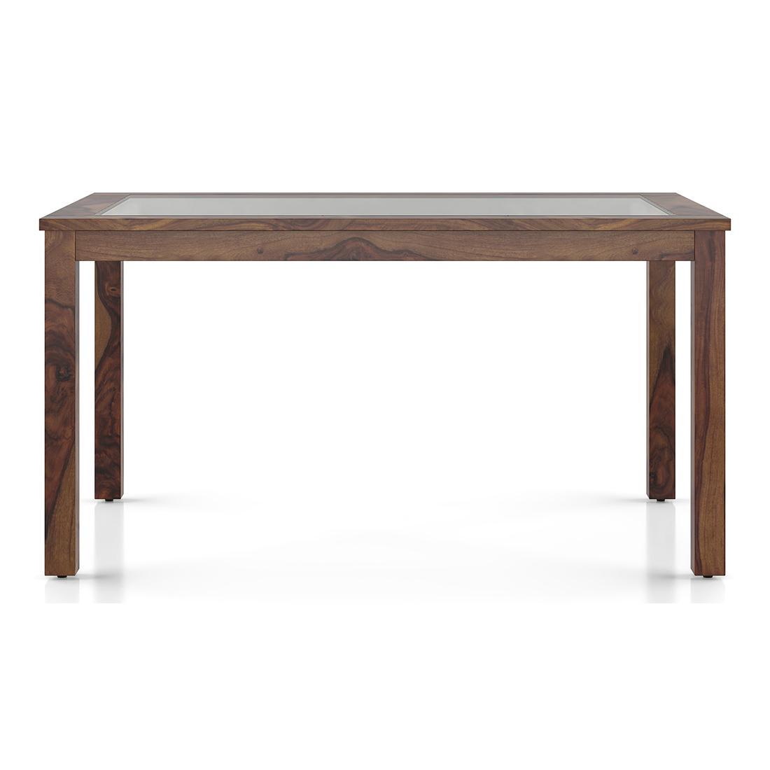 Floyd 6 Seater Dining Table Glass Top With Set Of 6 Zella Dining Chair