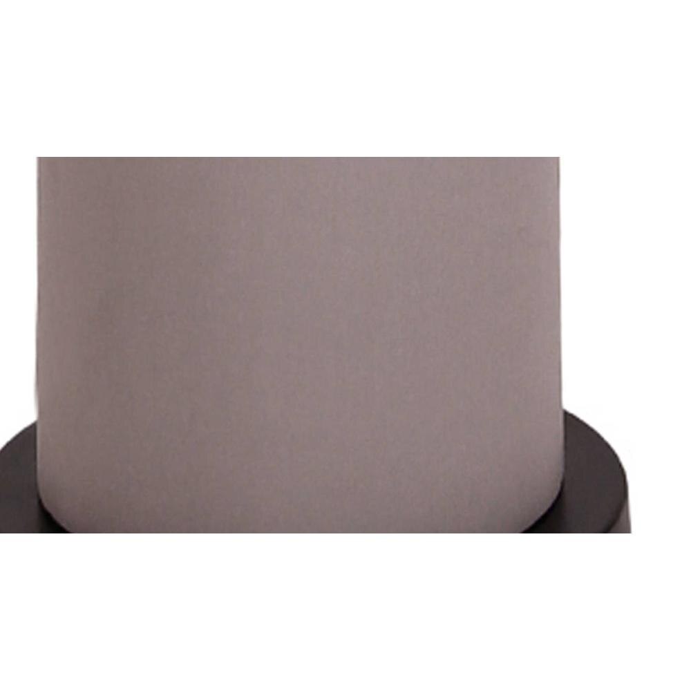 Paget Grey Cotton Shade Floor Lamp