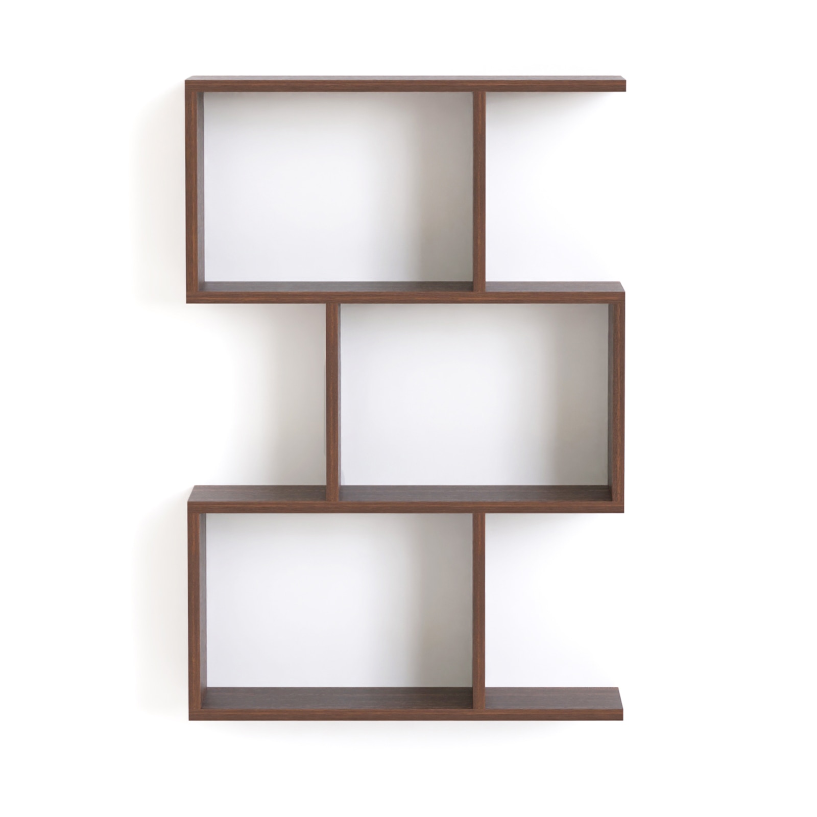 BLUEWUD Maple Engineered Wood Wall Decor Floating Shelf Display Rack Decorative Hall D�cor for Living Room Home Furniture (Wenge)