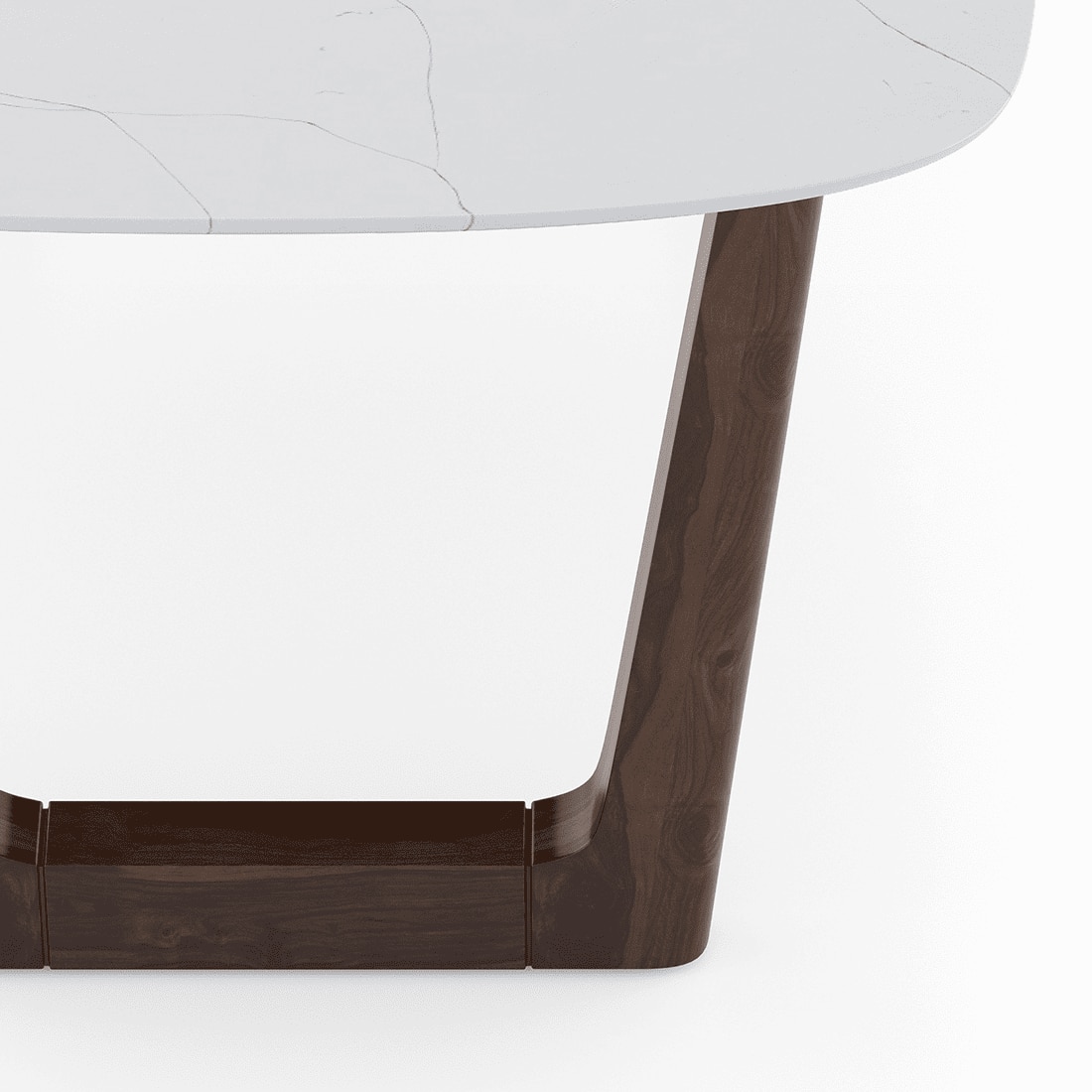 Adria Karara Quitese Top Dining Table With Set Of 6 Bren Swivel Dining Chairs (Colour- Ivory, Finish- Carrara White)