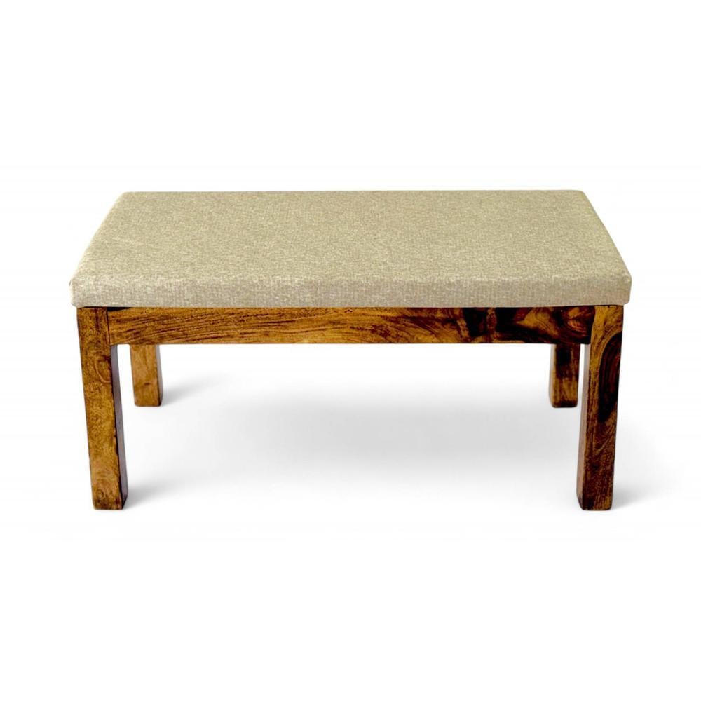 Oakmont Sheesham Wood Accent 6 Seater Dining Set With Teak Finish