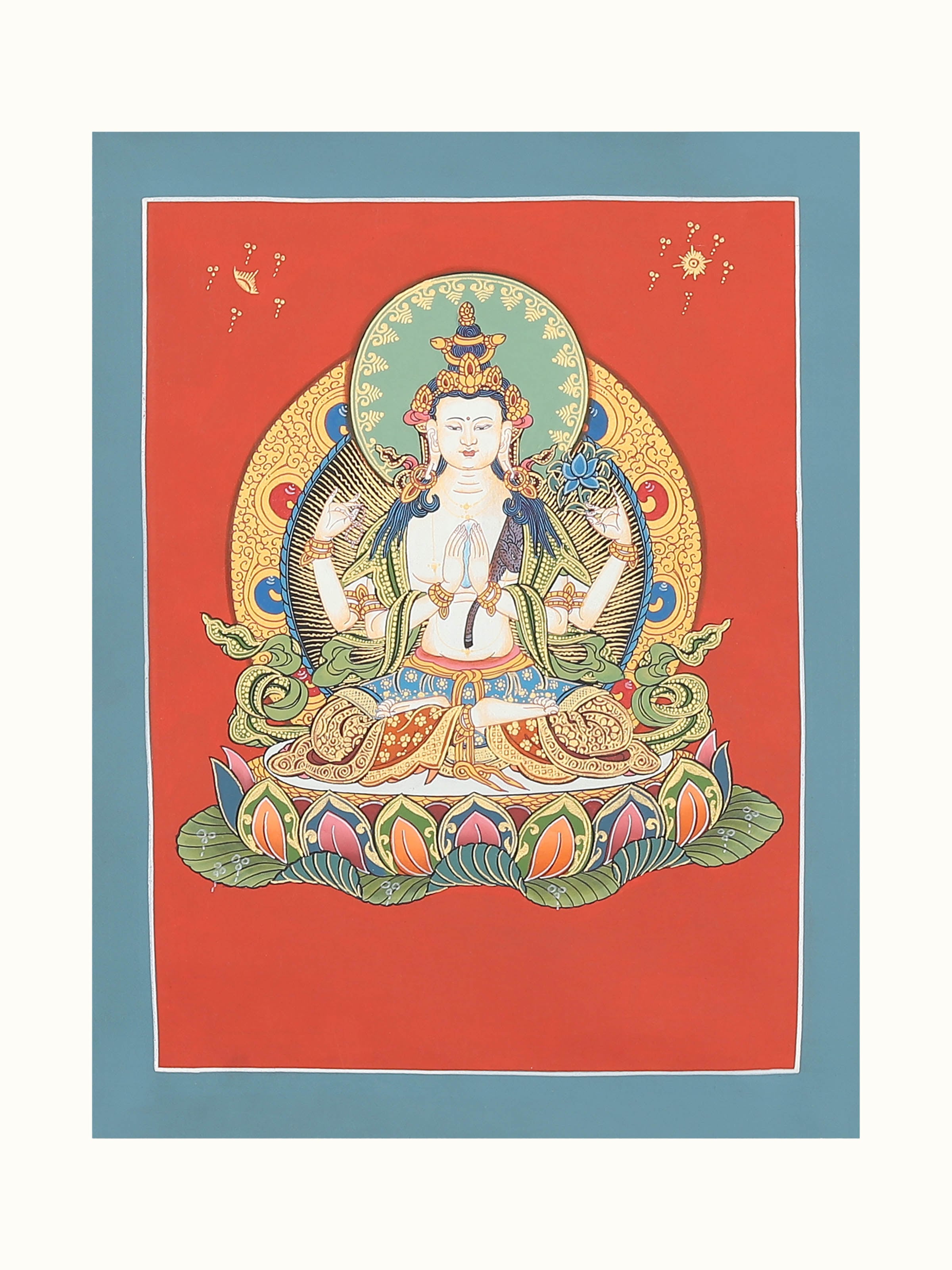 Compassion Buddha Thangka Painting