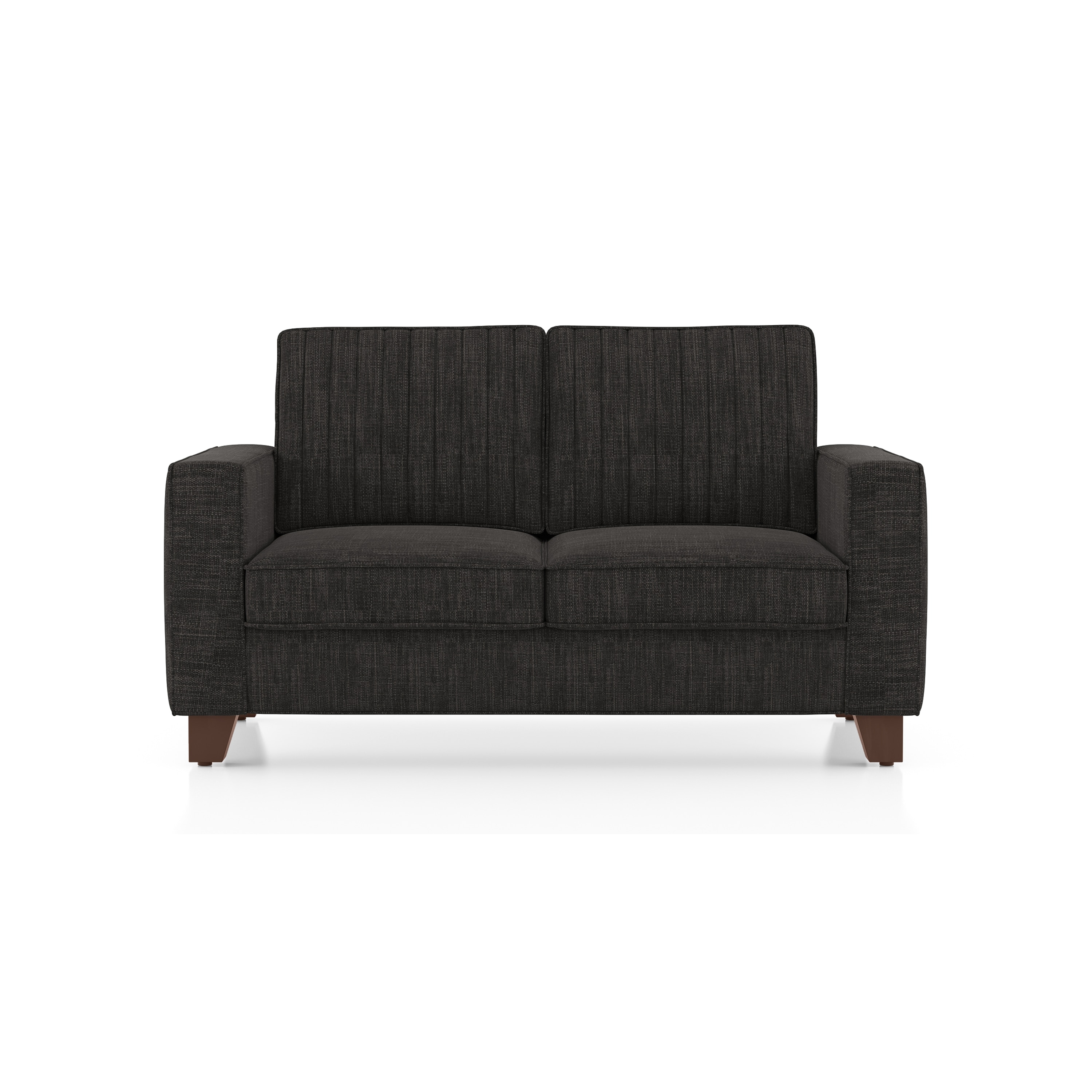Apollo Neo 2 Seater Fabric Sofa in Graphite Grey Colour (Back Height : Regular, Cushion Type : Hard)-image-37