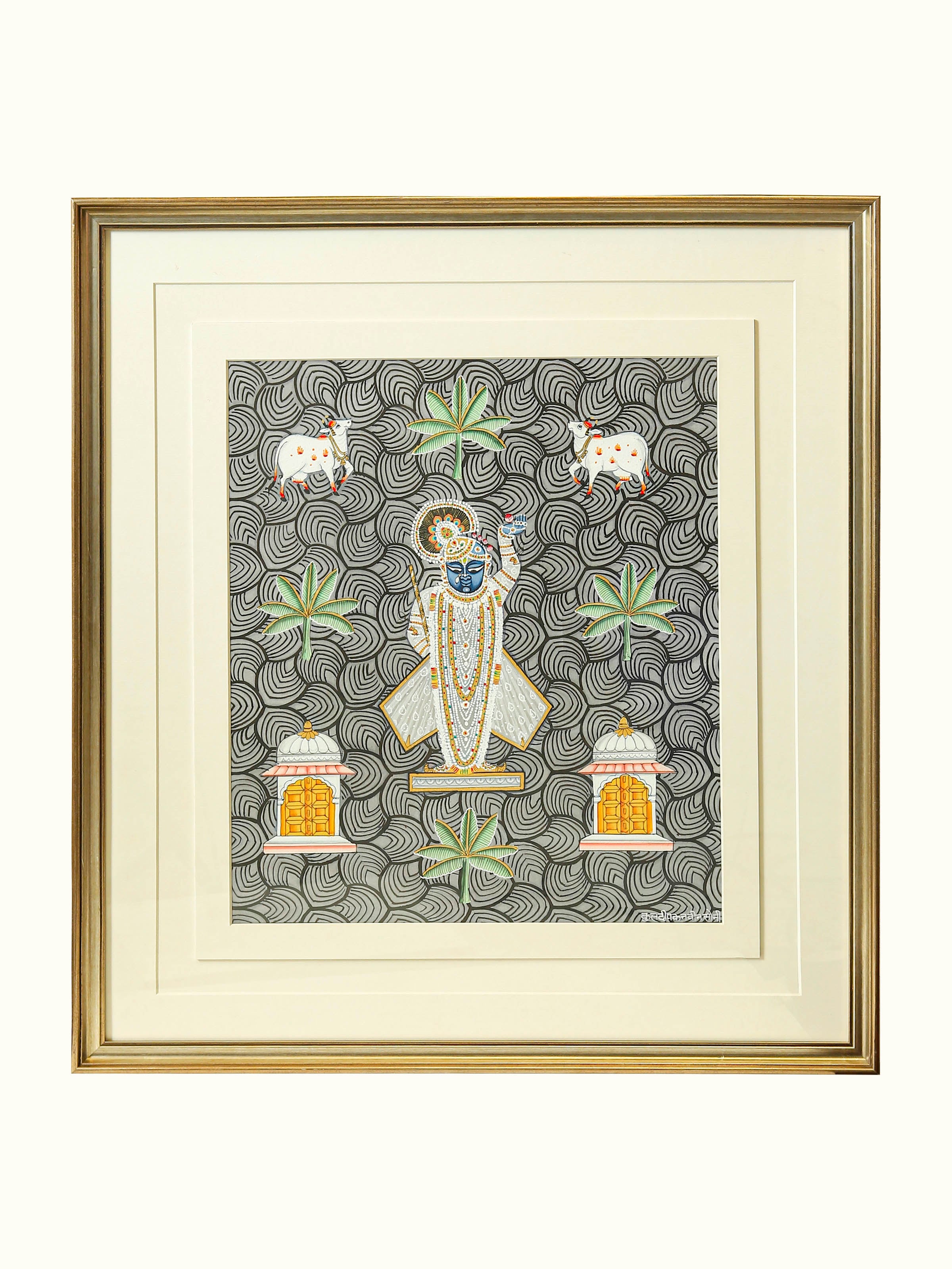 Shrinathji Illusion Pichwai Painting