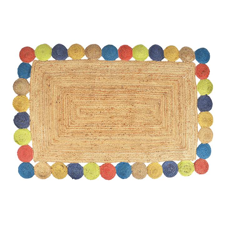 Hand Braided Jute Rectangular Rug