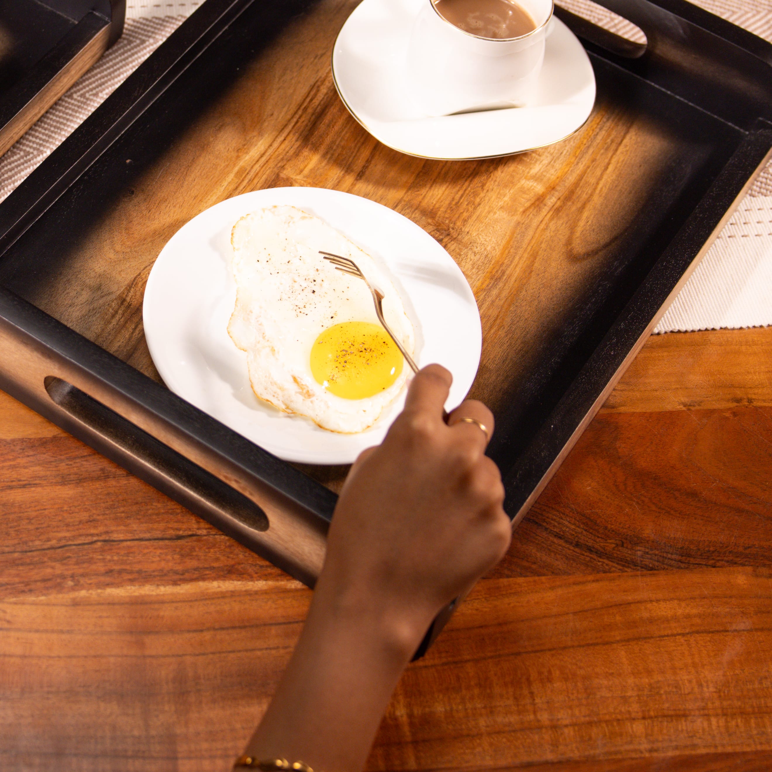 Ireka Homes Tamra Acacia Wood Serving Tray