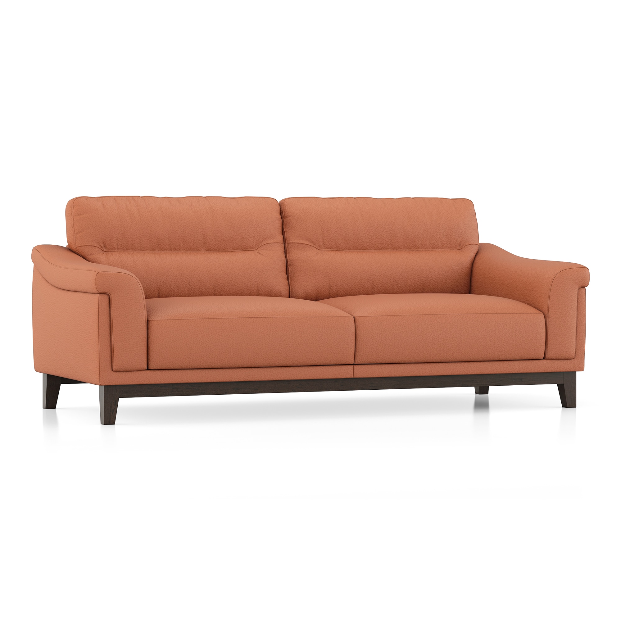 Colby 3 Seater fabric Sofa in Saddle Tan
