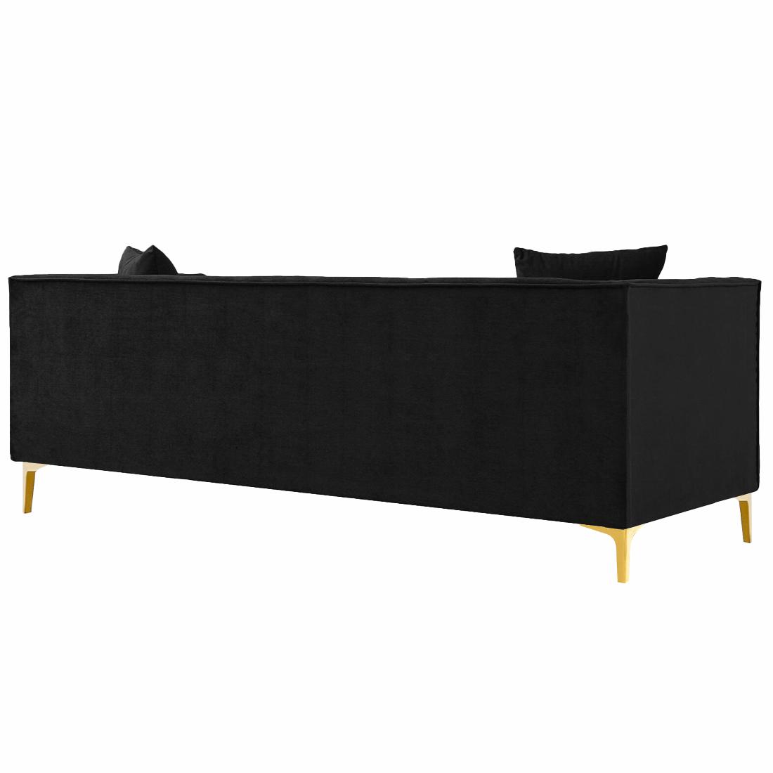 Haruko Fabric Sofa - Black