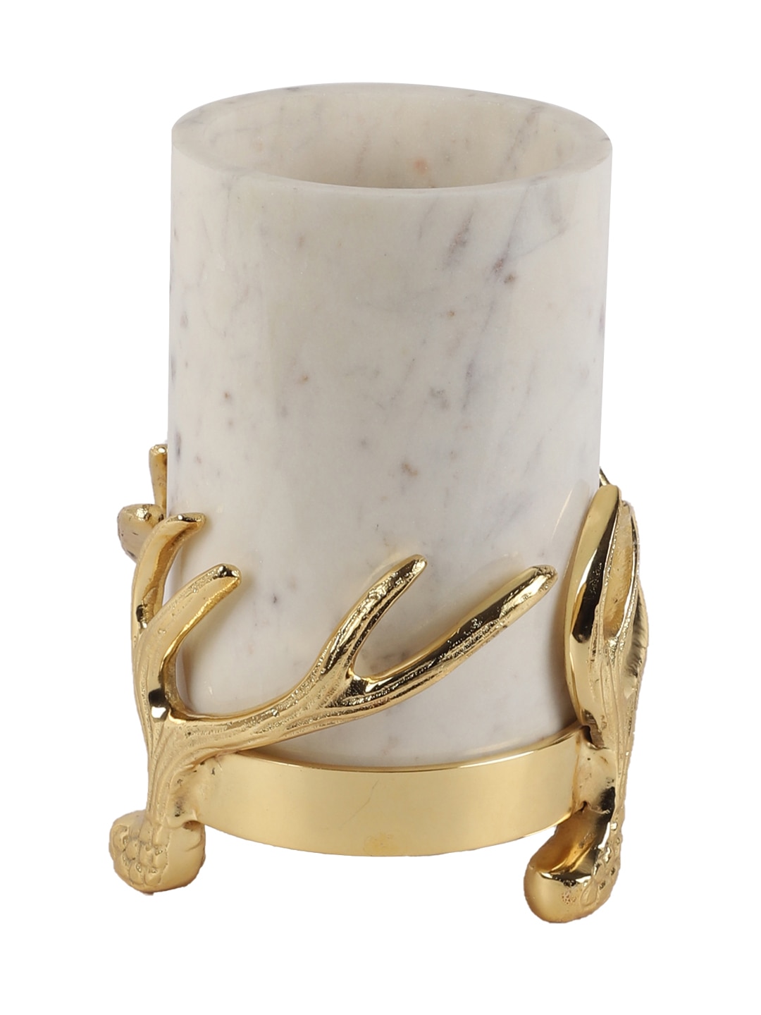 marble wine cooler with antler stand