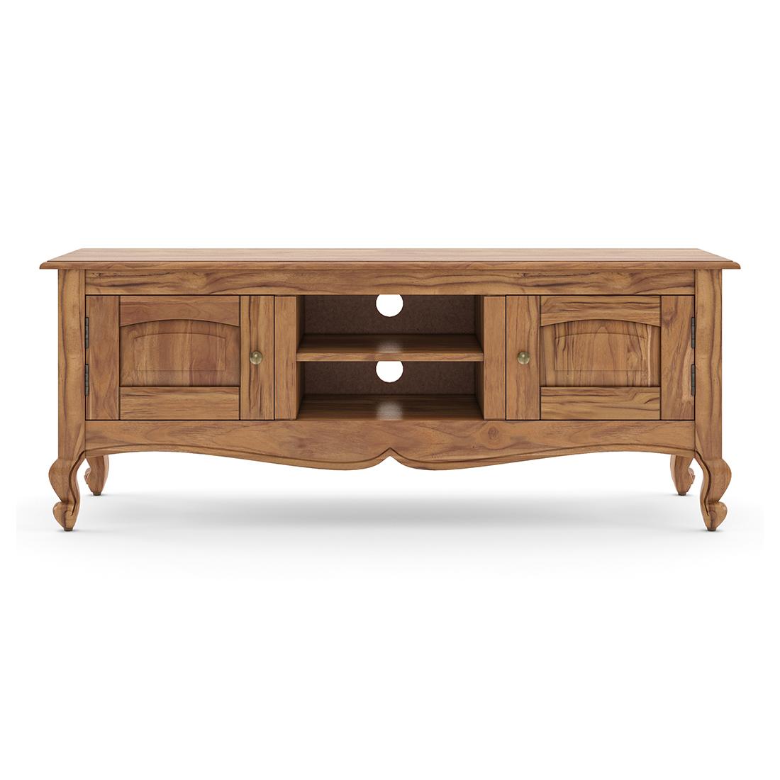 Taahira Tv Unit in Natural Teak finish
