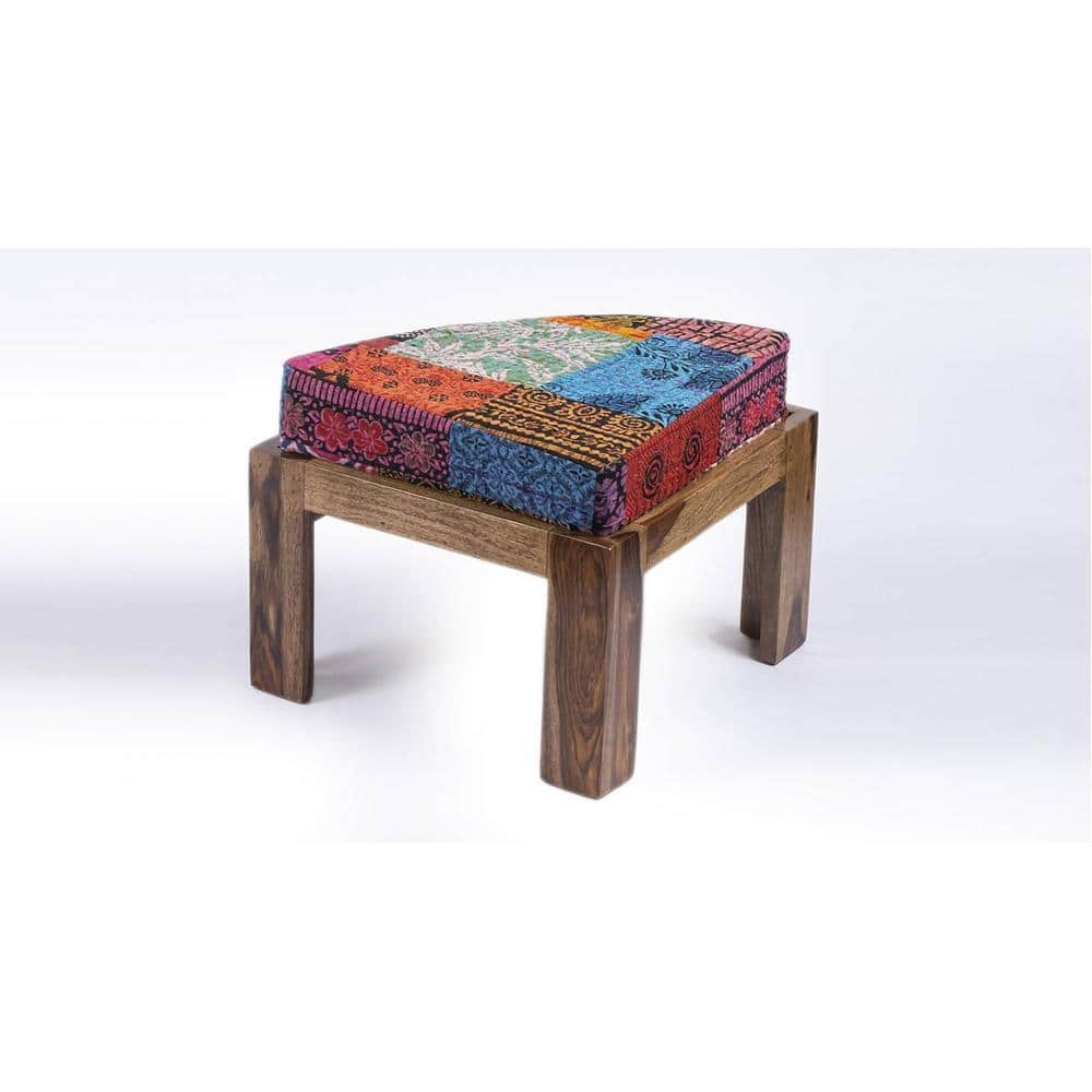 Nashville Coffee Table Set - Multicolour Patch Kantha