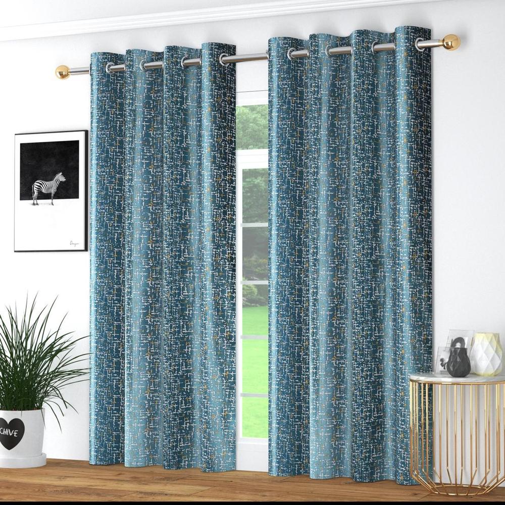Haier Pack of 2 Room Darkning Long Door Curtains - Aaho Decor