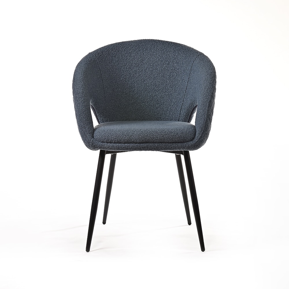 Kite Fabric Dining Chair in Blue Colour - Living Shape