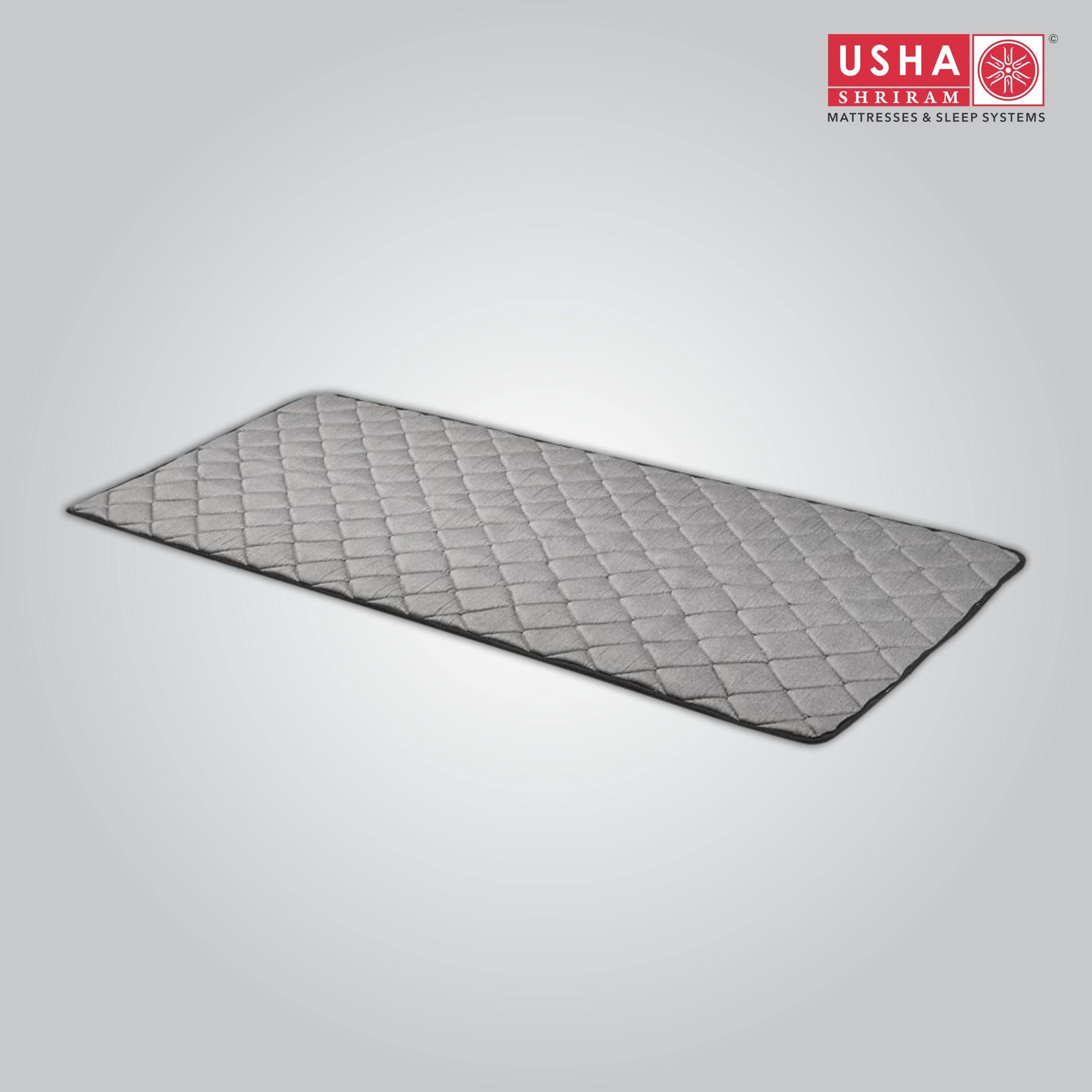 Usha Shriram Roll-Up Foldable Travel & Portable Single Size Mattress (Mattress Thickness: 1 Inches, Mattress Dimensions: 72 x 36 in)