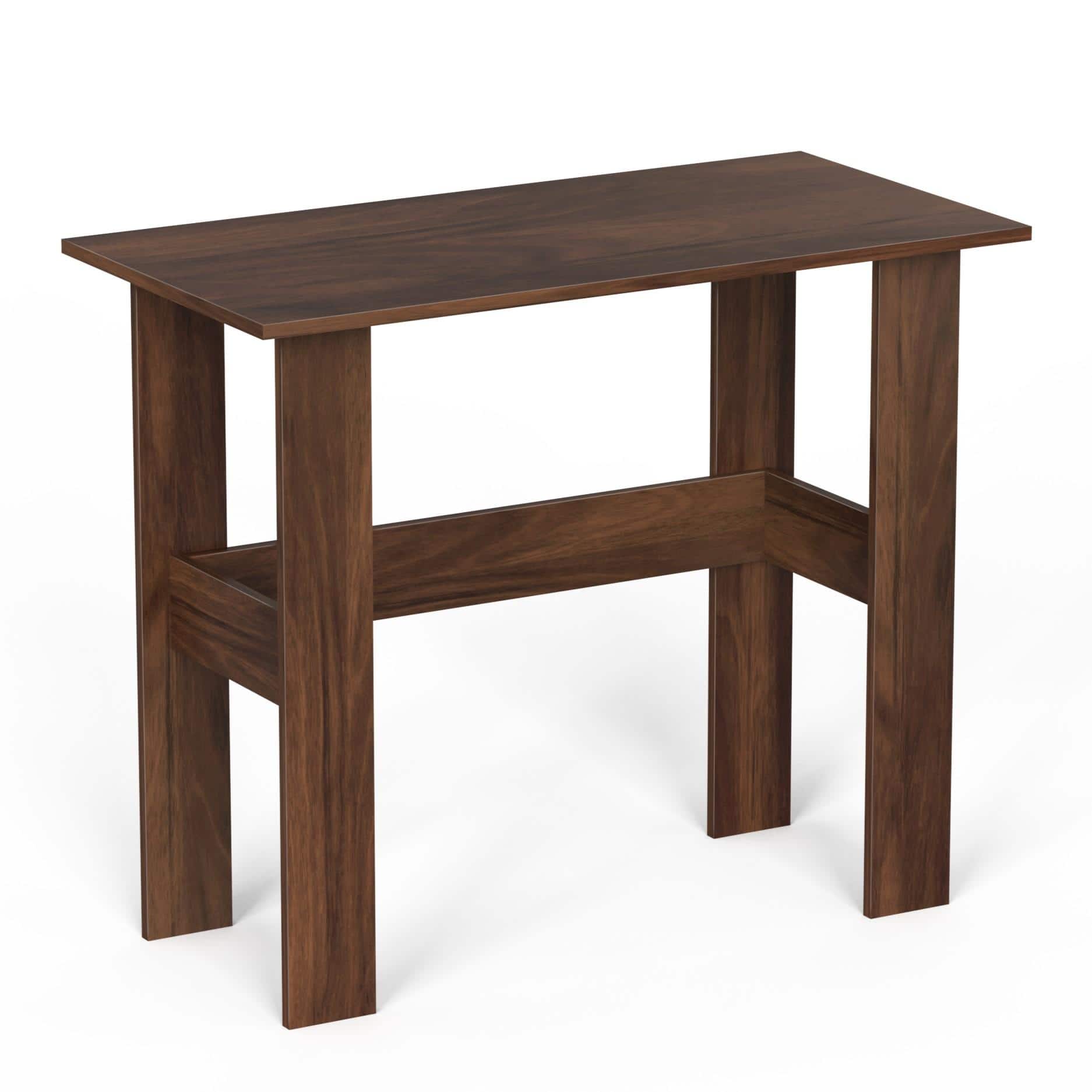 Efflino Engineered Wood Study Table In Brown Maple Finish