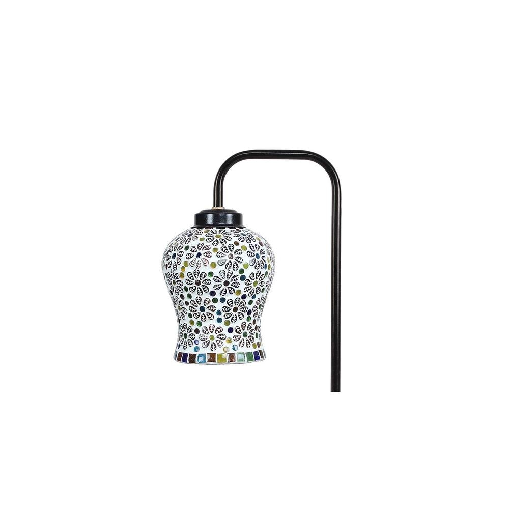 Elsie Multi color Mosaic Glass Iron Table Lamp
