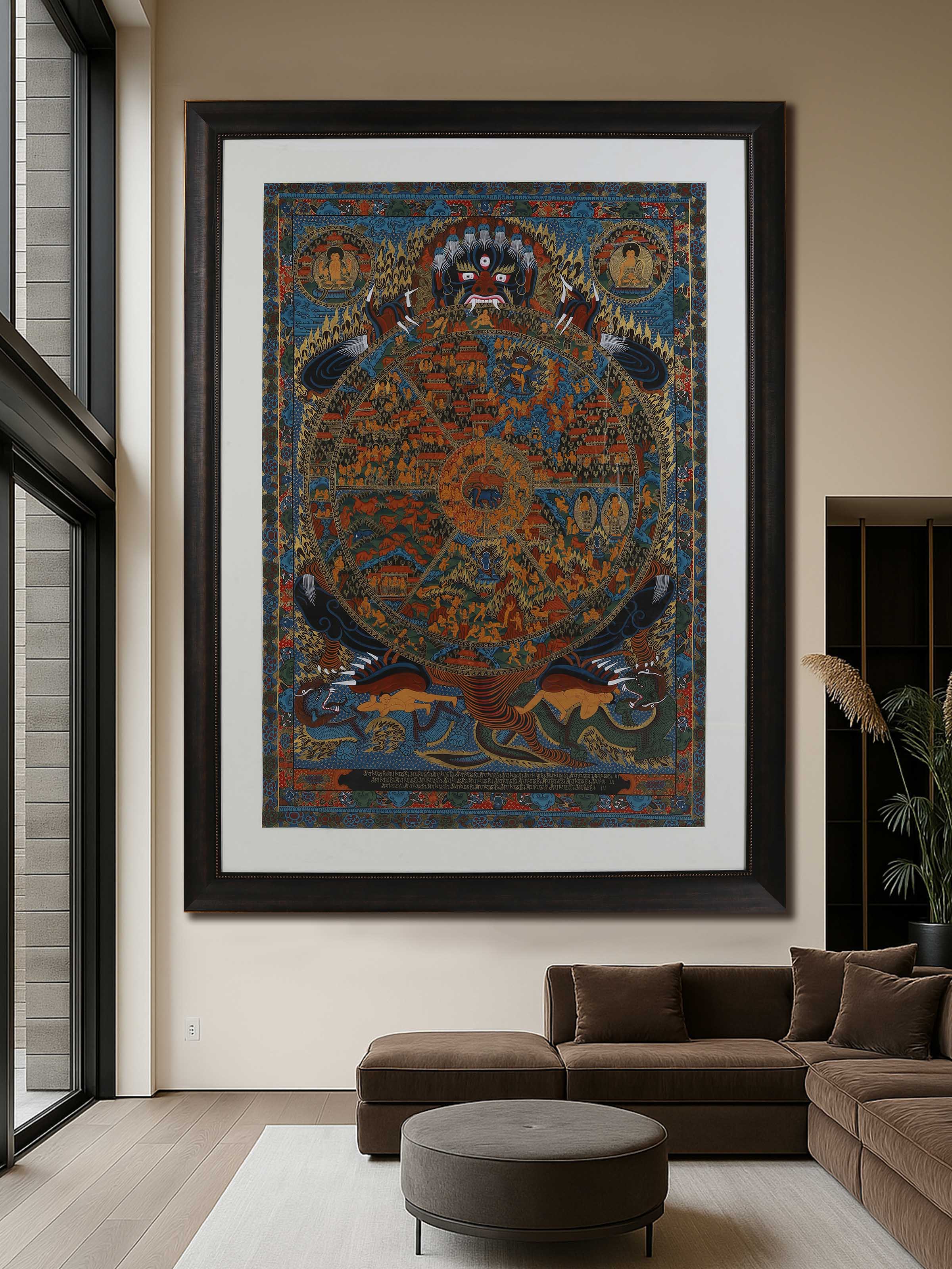 Meditation Thangka Painting