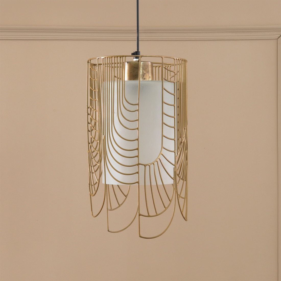 Claude Handcrafted Tall Hanging Lamp