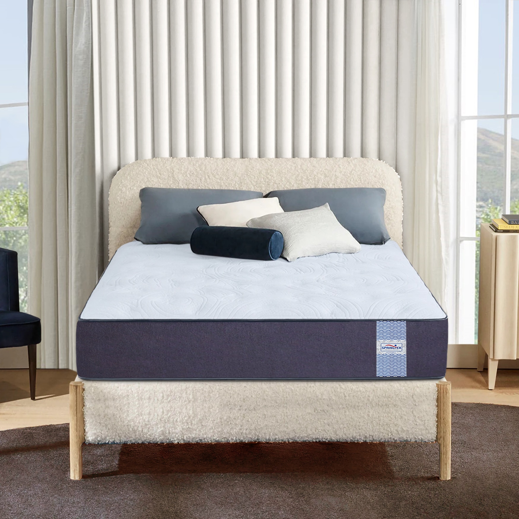 Dual Comfort Hybrid Hard & Soft Mattress (75 x 60 in, 4 Inches) - Springtek