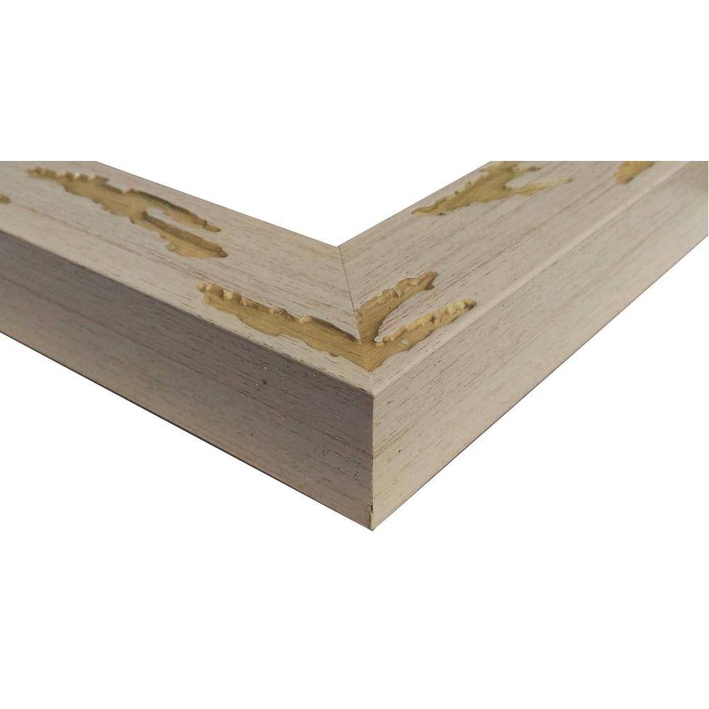 Brianna Framed square decorative and bathroom wall mirror by elegant arts and frames (Mirror size 24 inch x 24 inch )