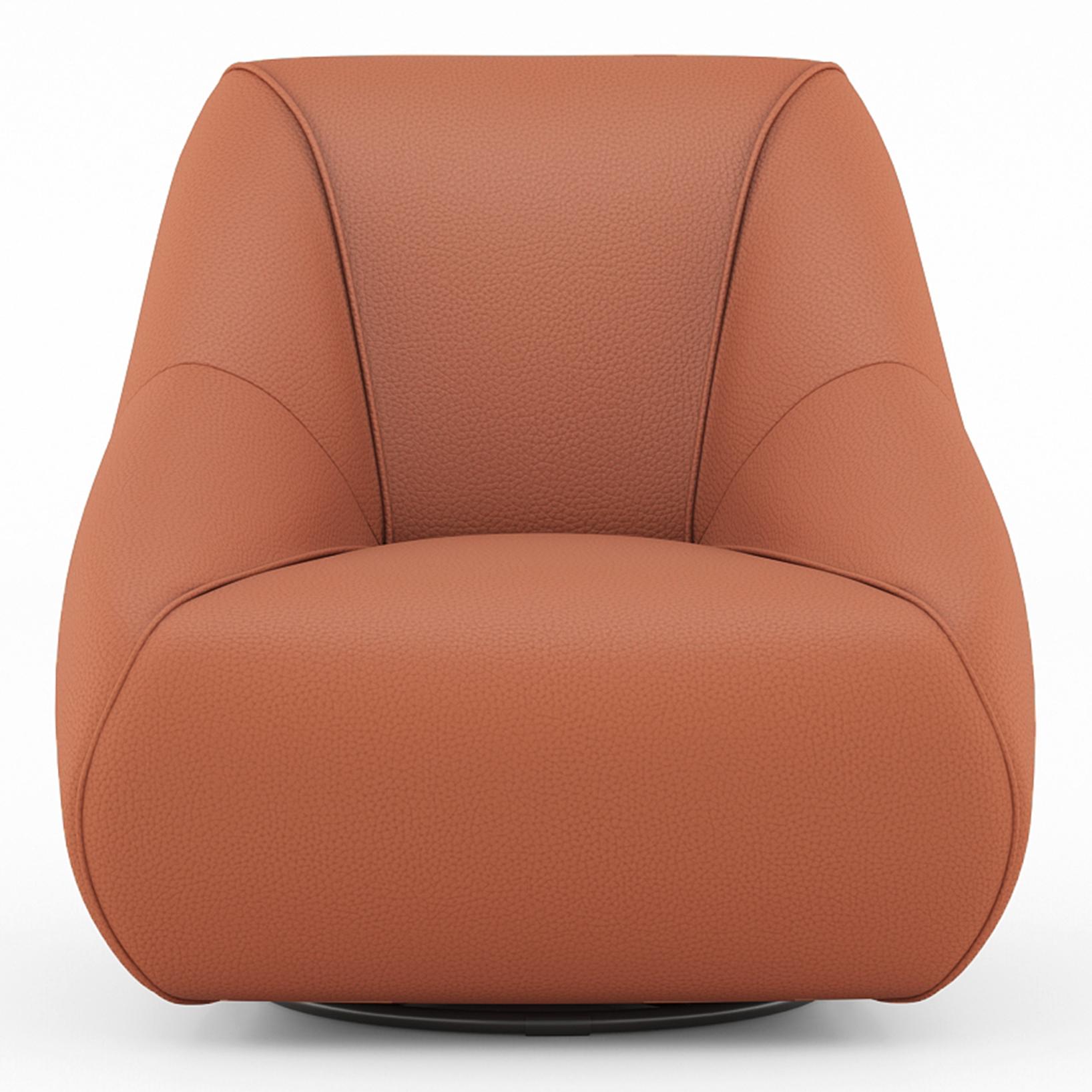 Niyo Lounge Chair in Saddle Tan Colour