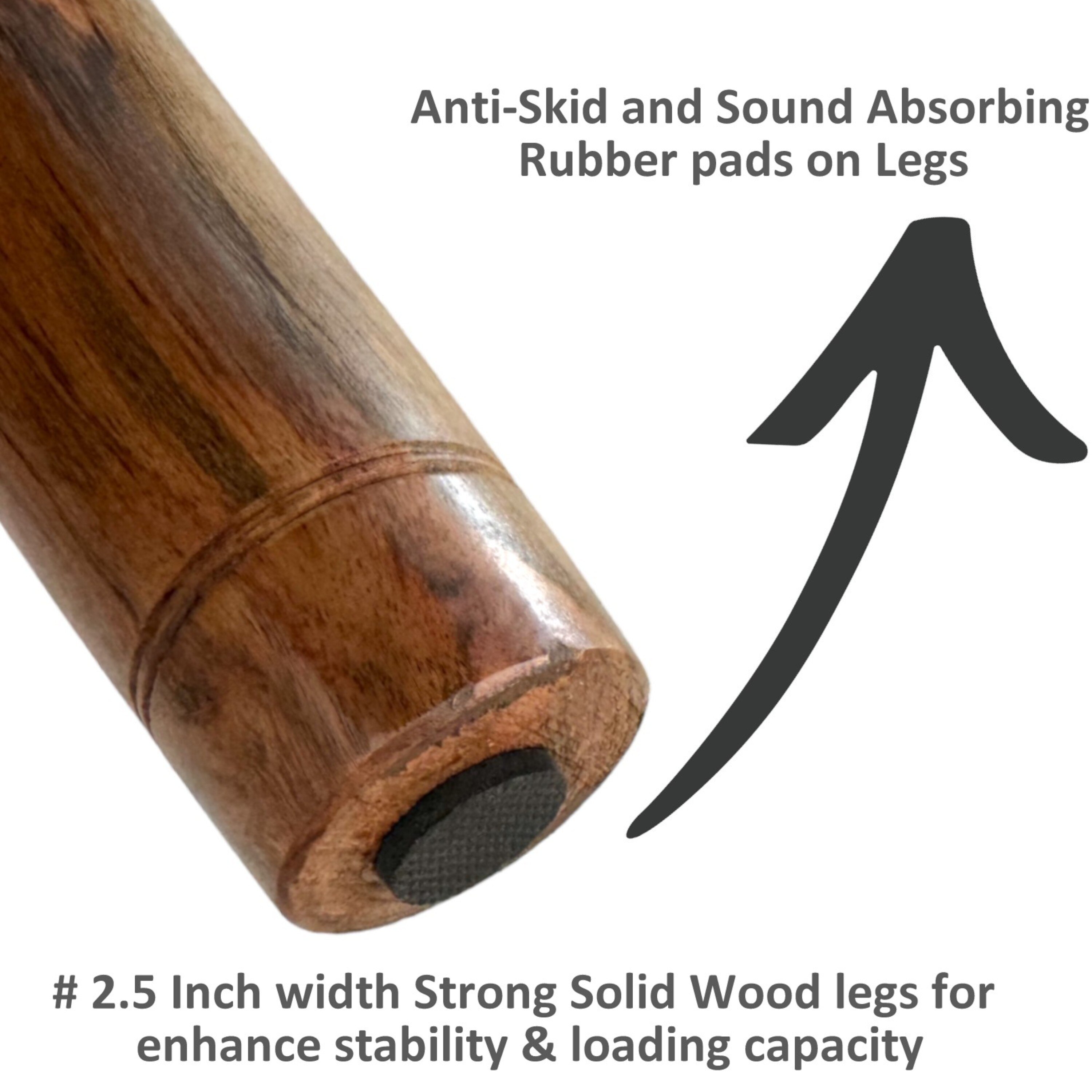 Verona Solid Wood Pouf Stool in Floral Print Green Kantha Fabric