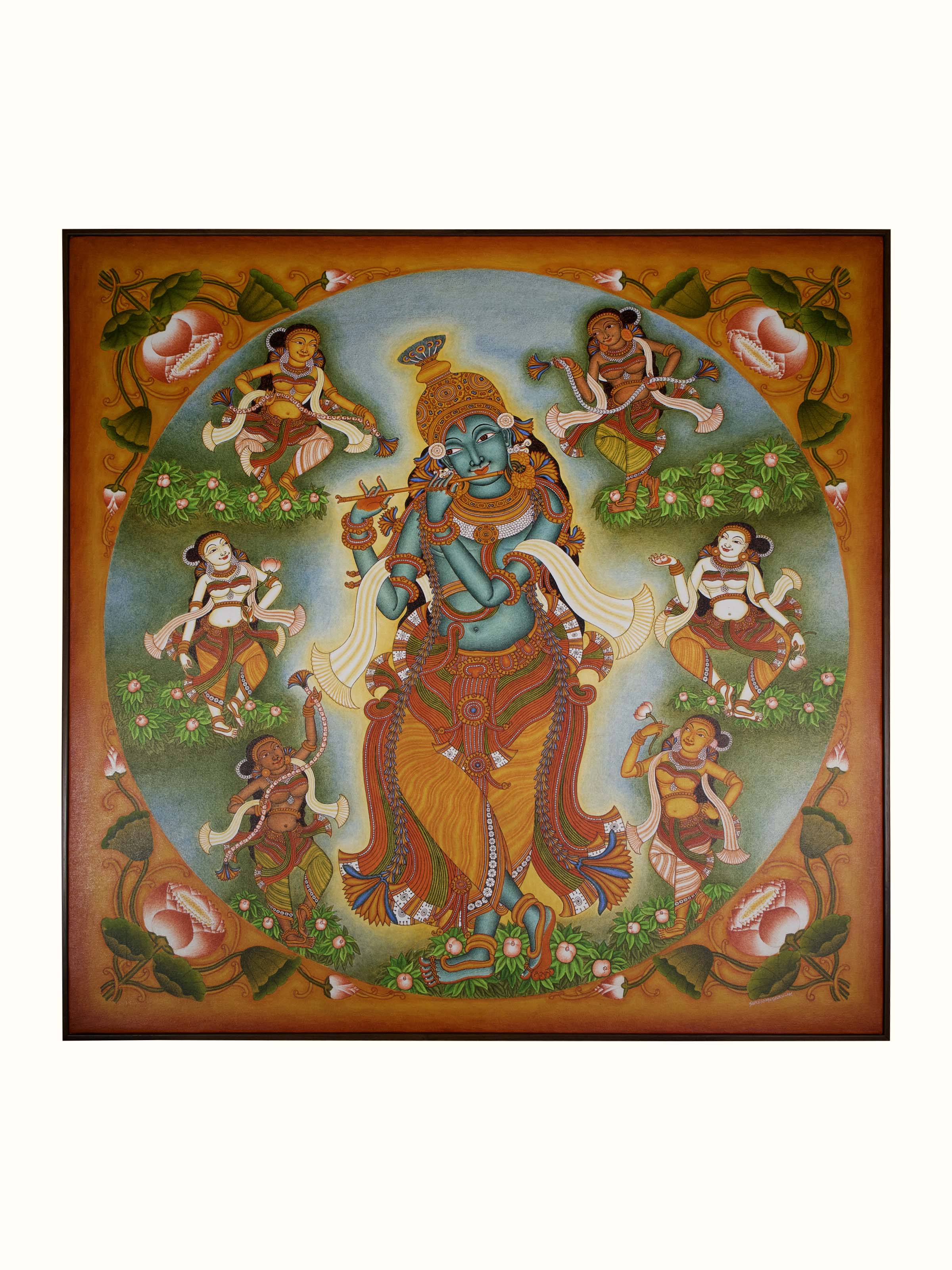 Raasaleela Kerala Mural Painting