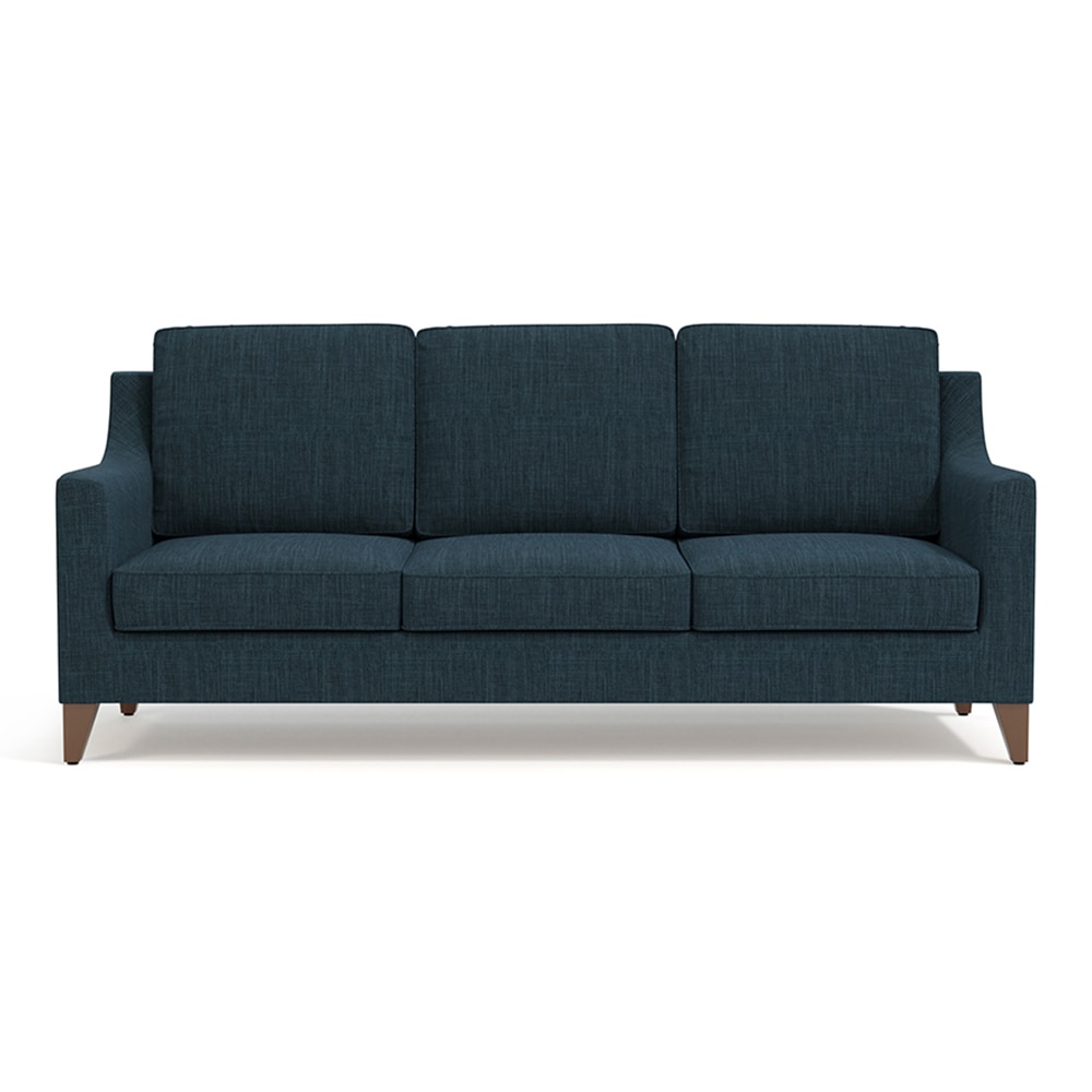 Abbey 3 Seater Fabric Sofa in Indigo Blue Colour