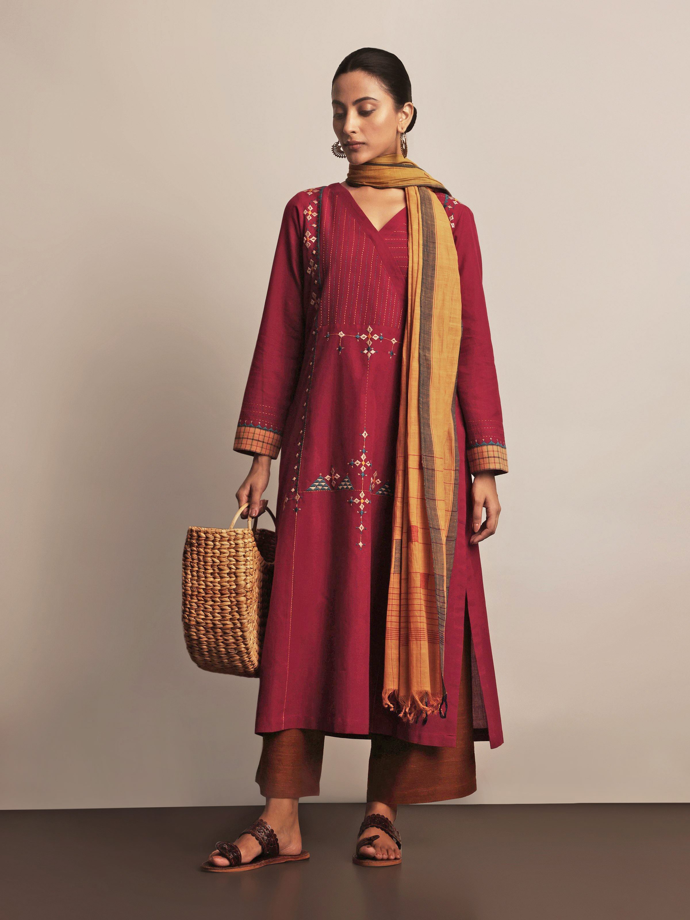 Lifestyle shot highlighting the comfortable yet striking silhouette.