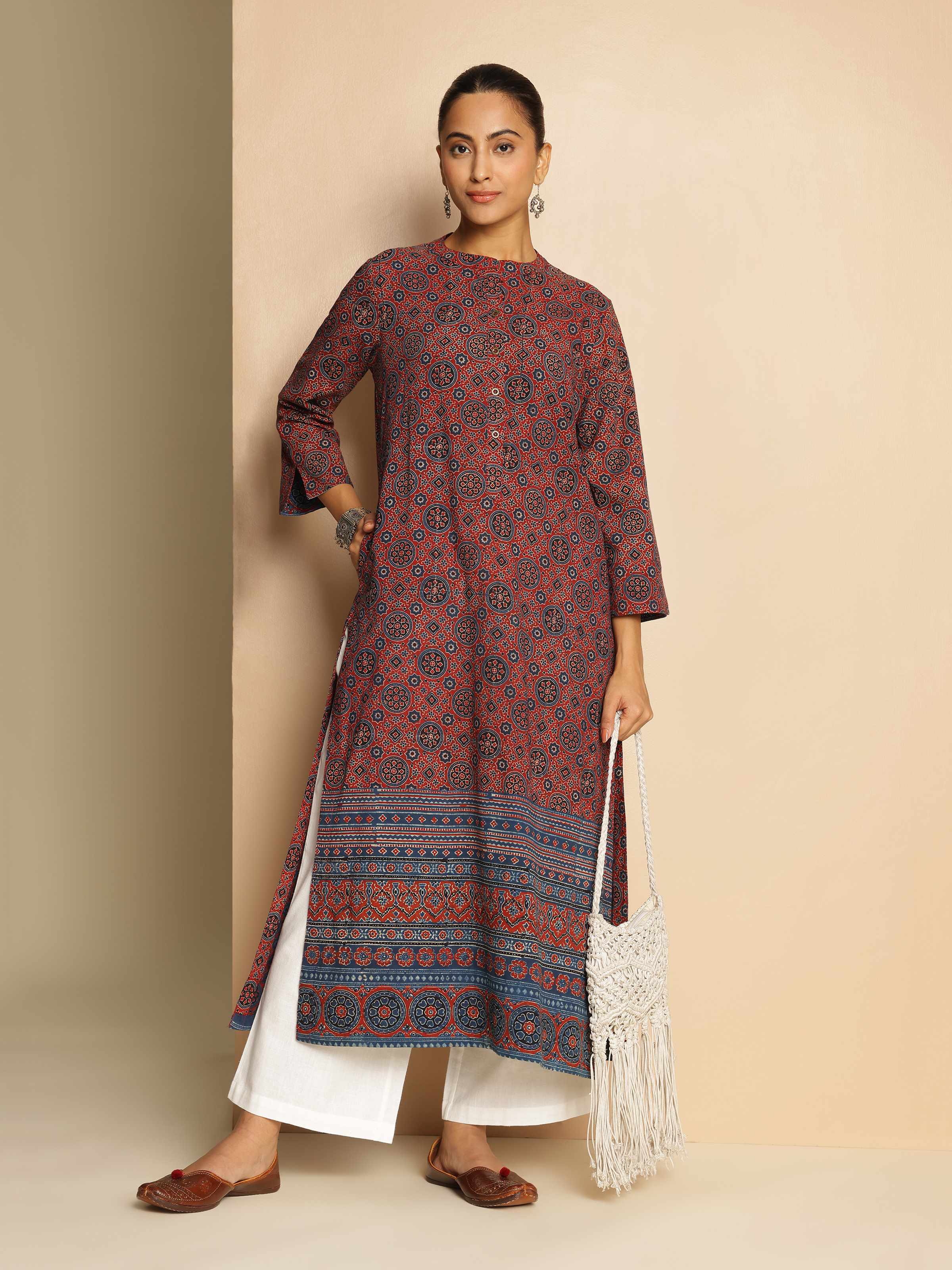 Lifestyle shot showcasing the kurta’s timeless appeal.