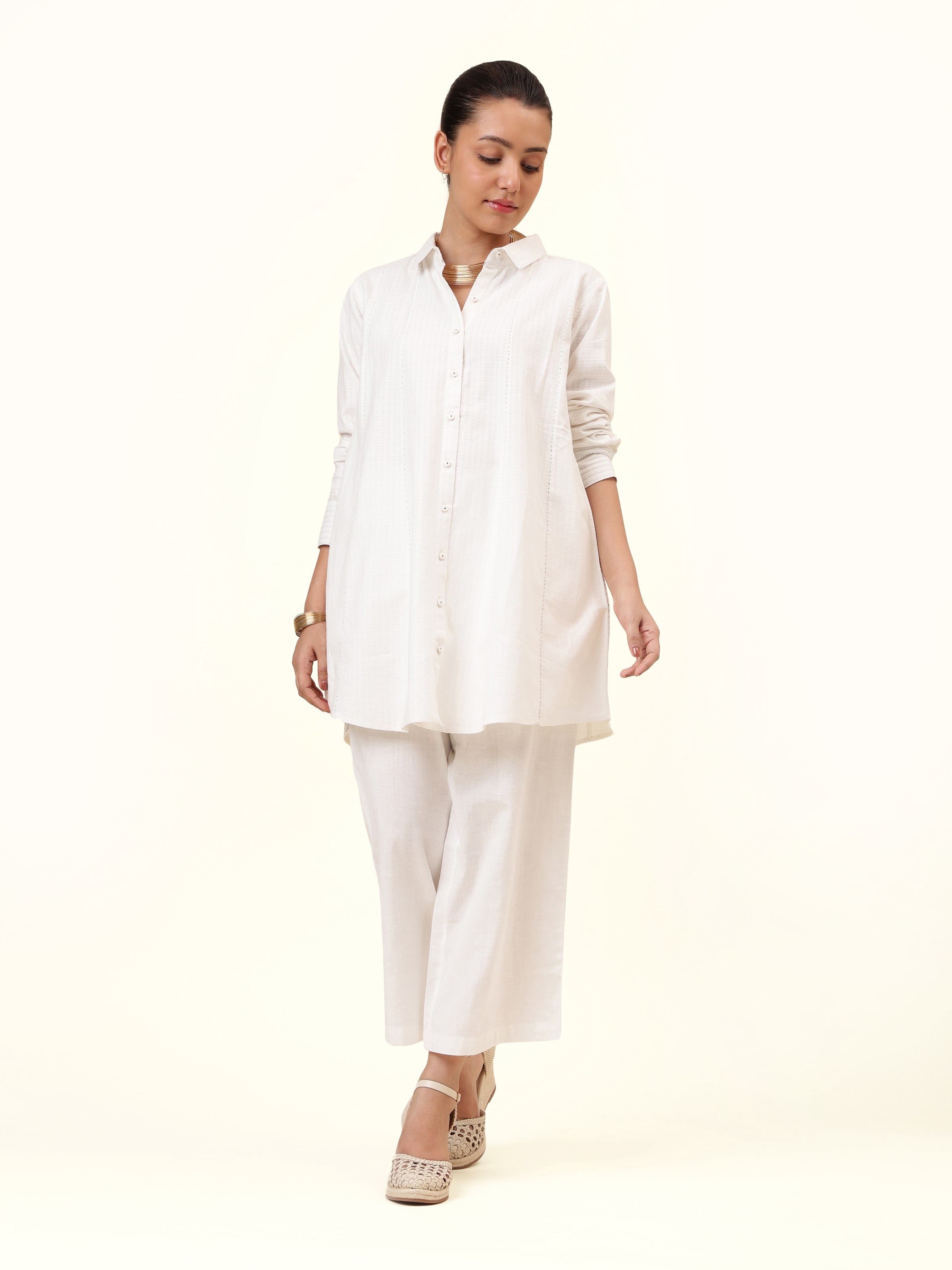 Off-white Cotton Tunic