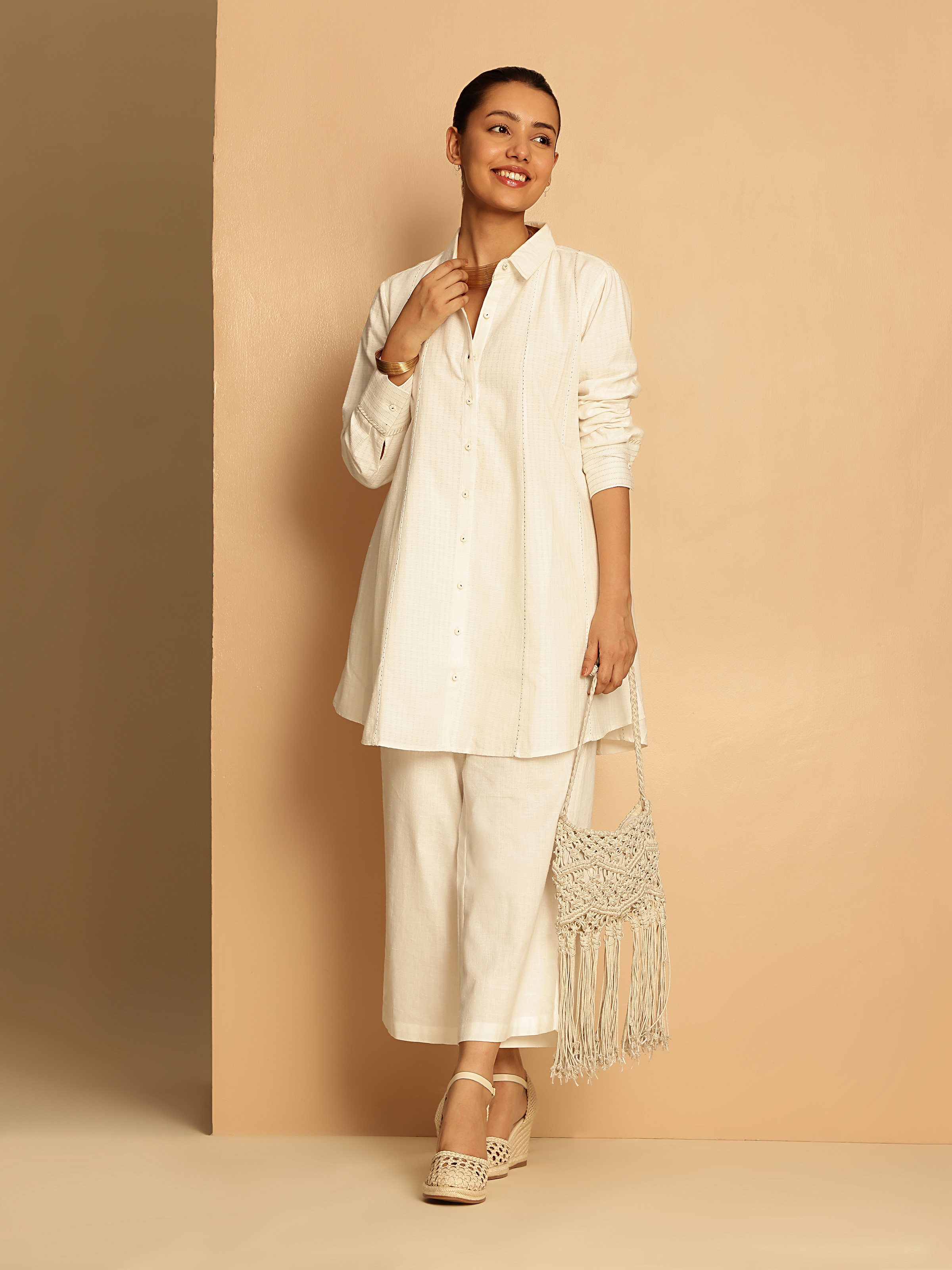 Off-white Cotton Tunic