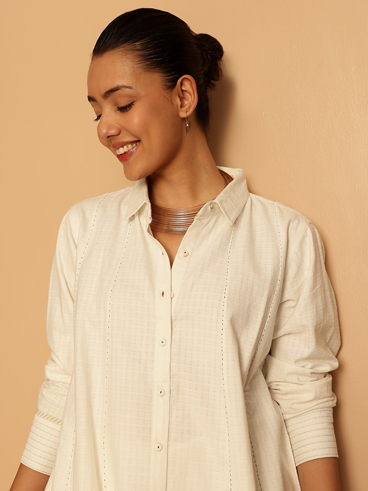 Off-white Cotton Tunic