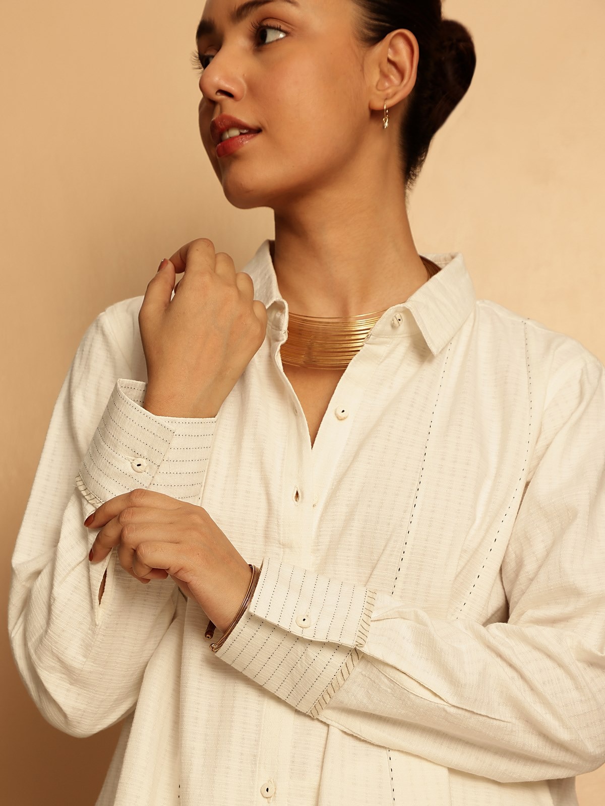 Off-white Cotton Tunic