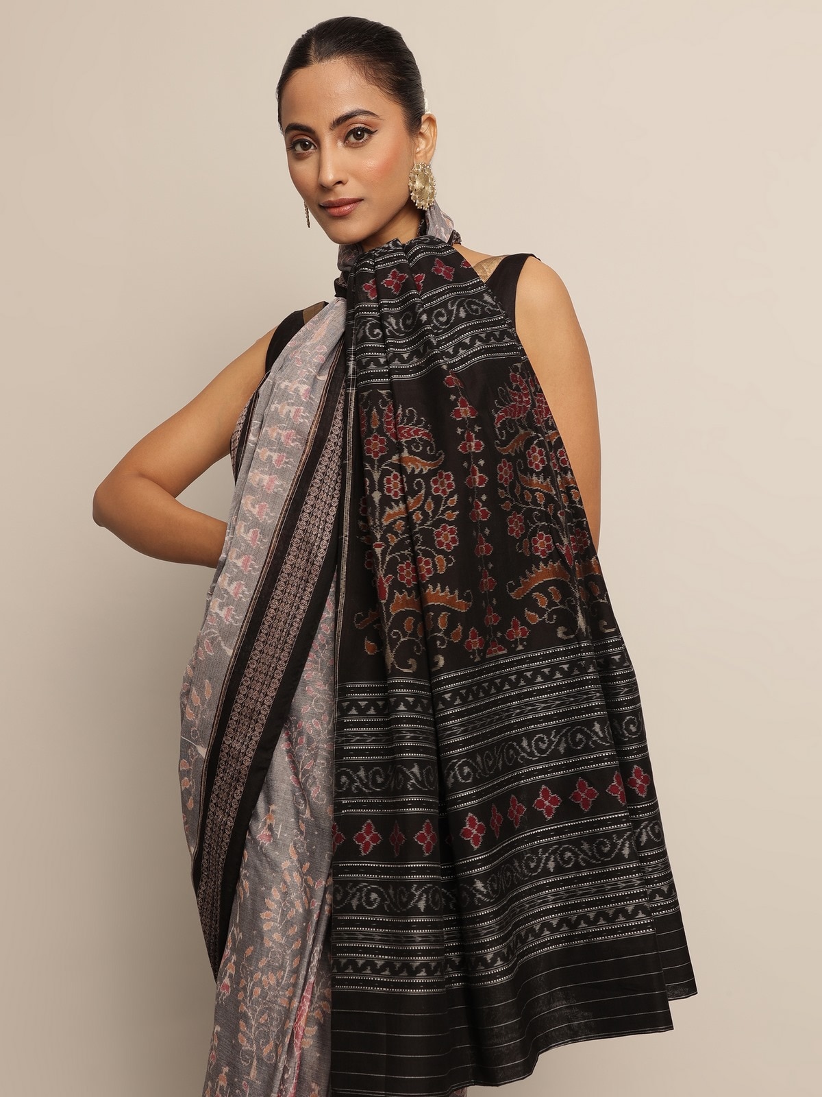 Angled shot highlighting fine craftsmanship and natural cotton finish.