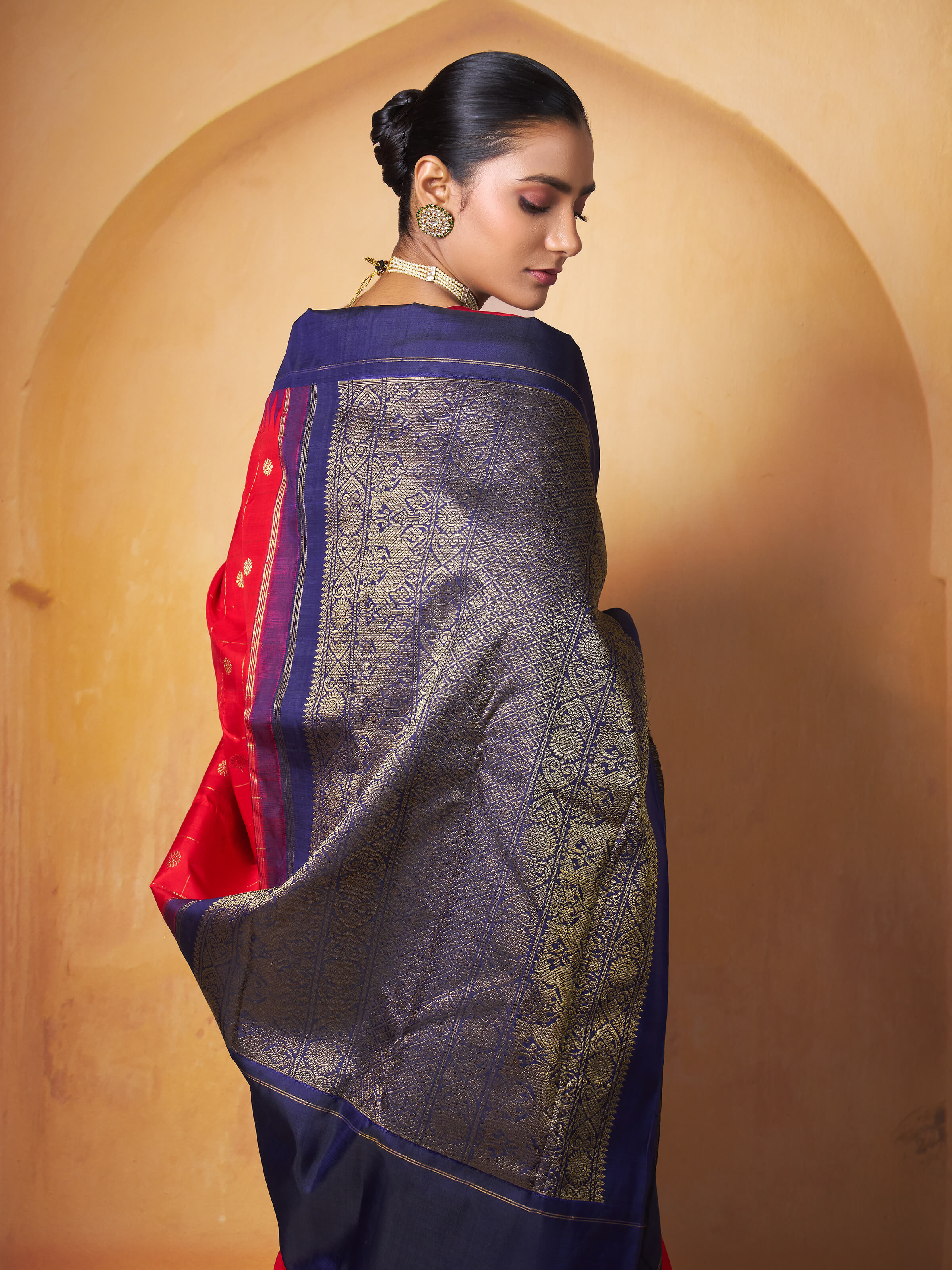 Red Silk Kancheepuram Saree