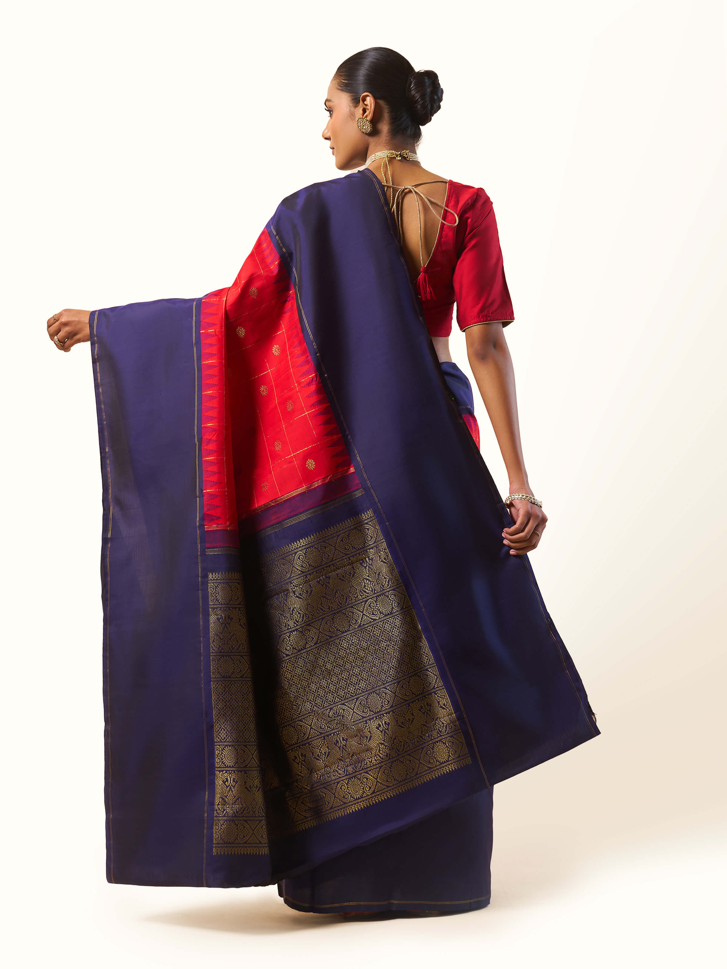 Red Silk Kancheepuram Saree