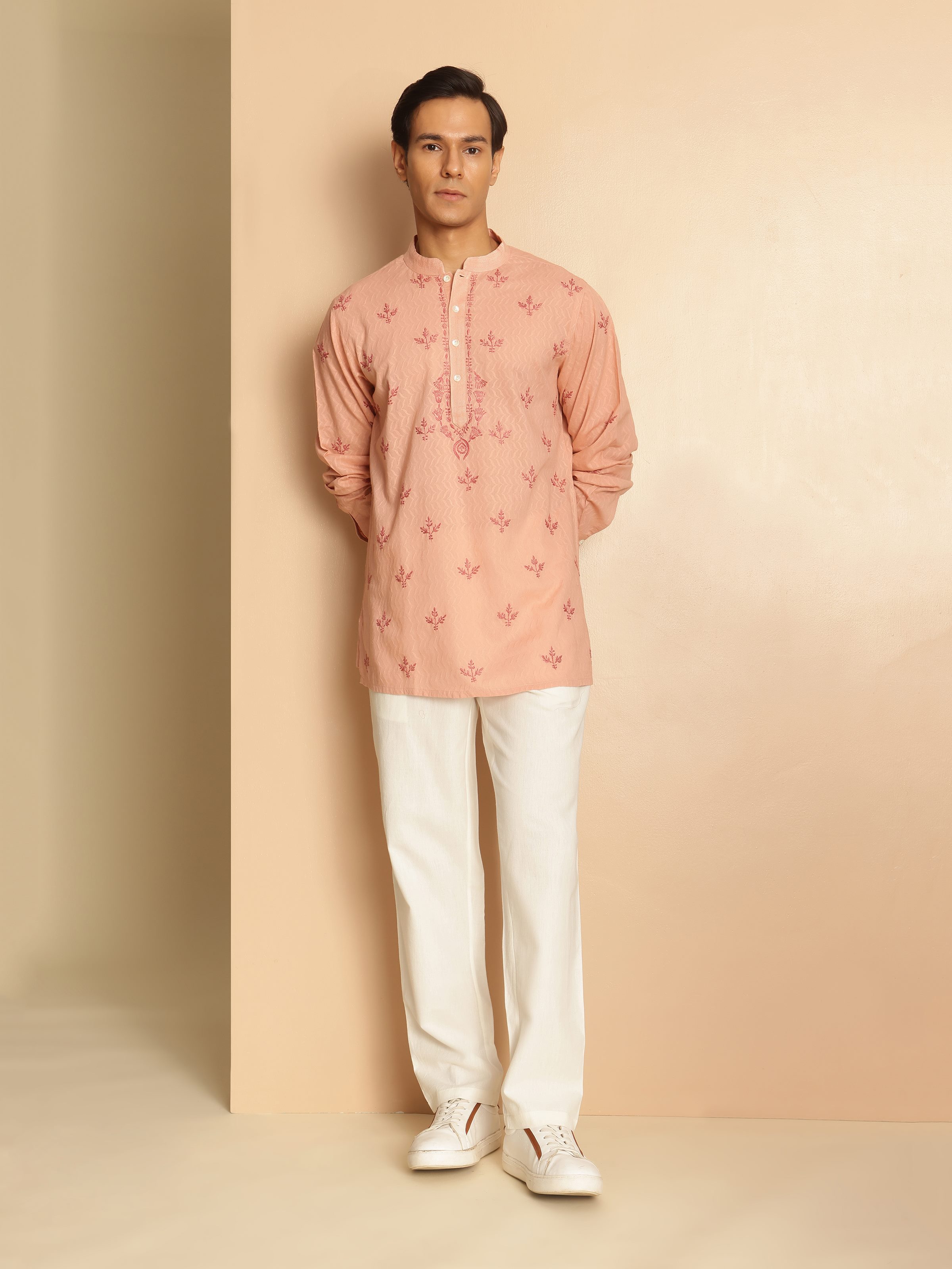 Lifestyle shot highlighting the lightweight, breathable fabric and relaxed fit—perfect for effortless summer styling.