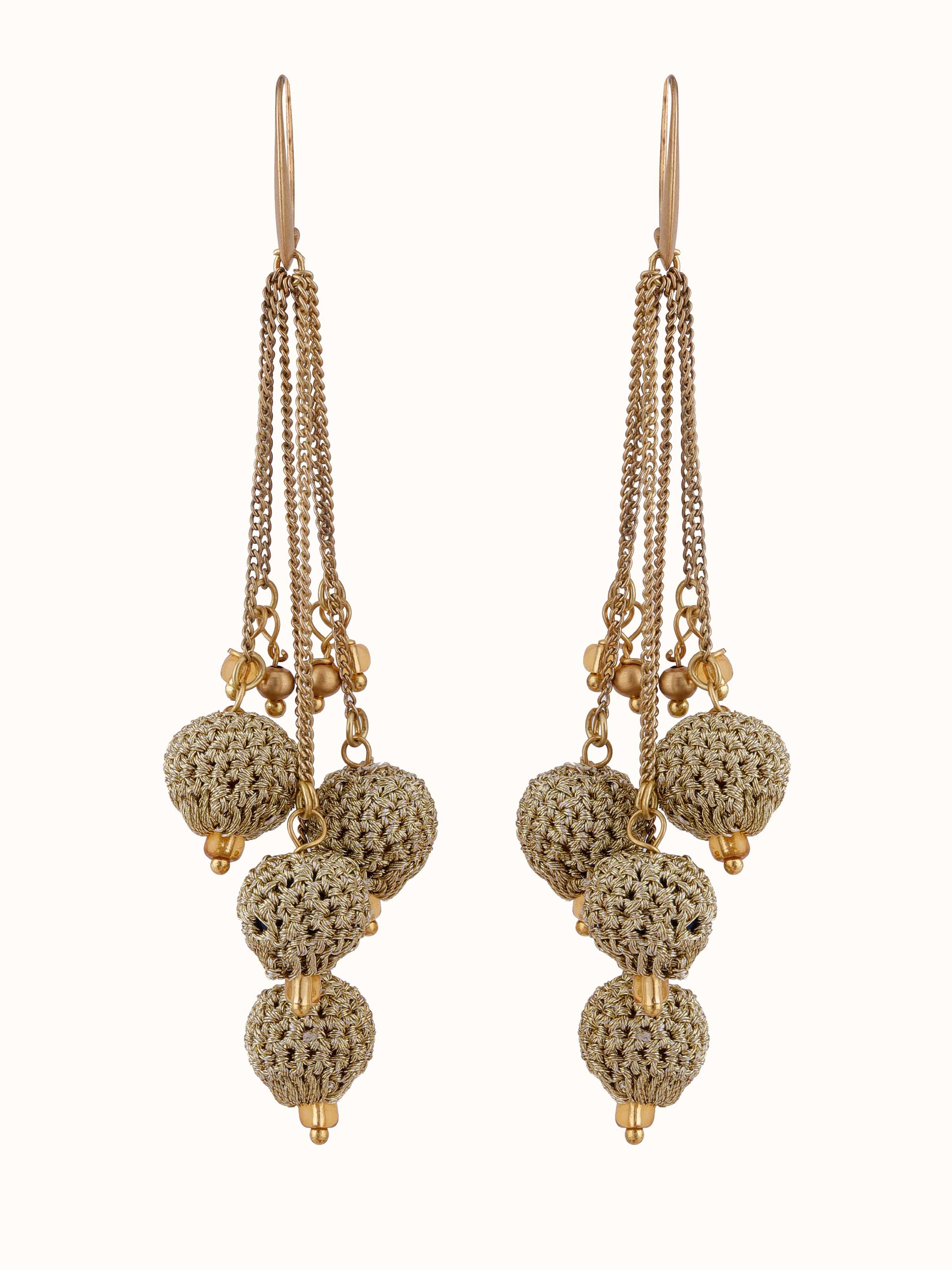 Front view of Handcrafted Hoops featuring elegant and detailed design.