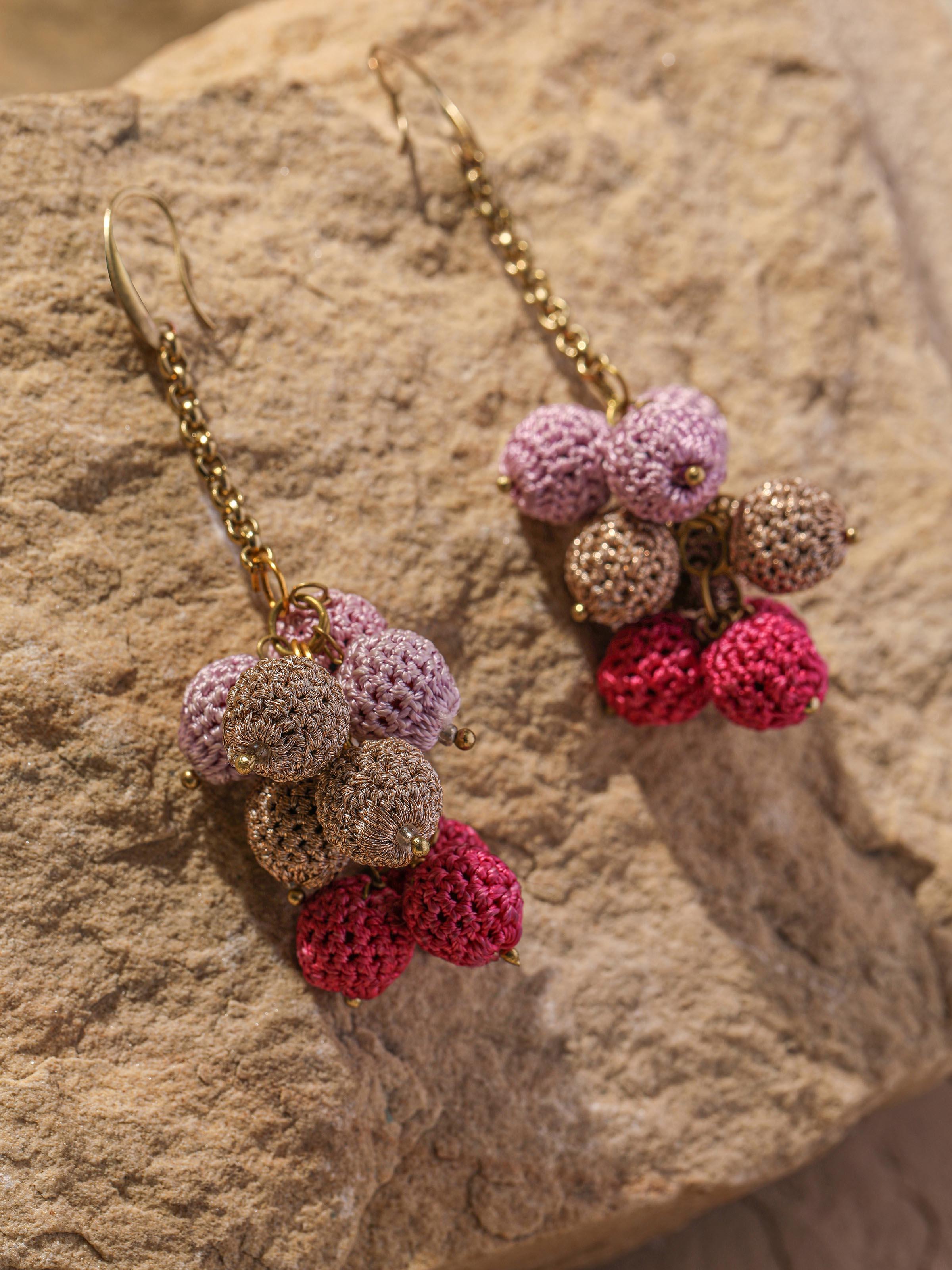 Crochet Drop Earrings