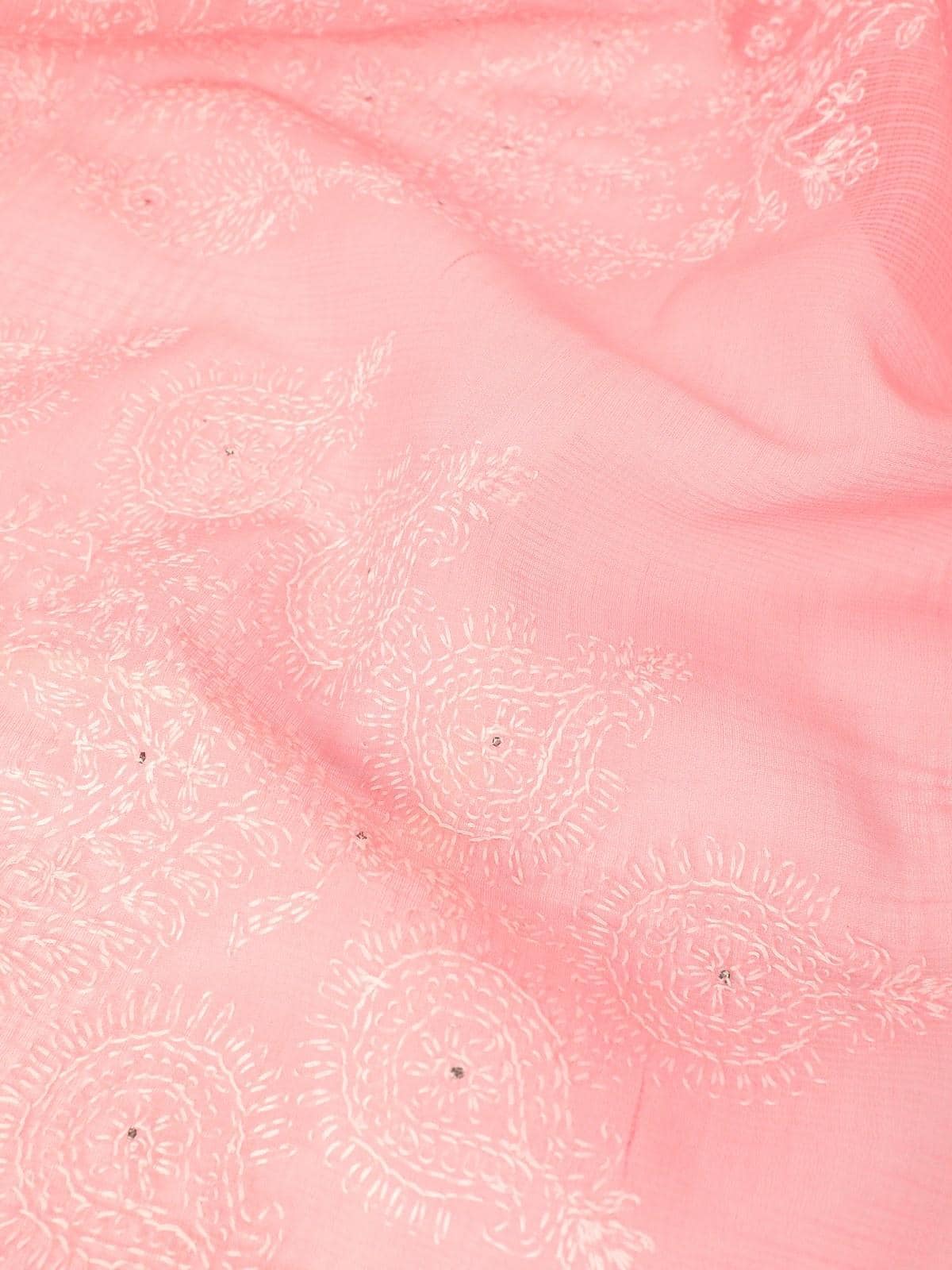 Cotton Silk Chikankari Dupatta