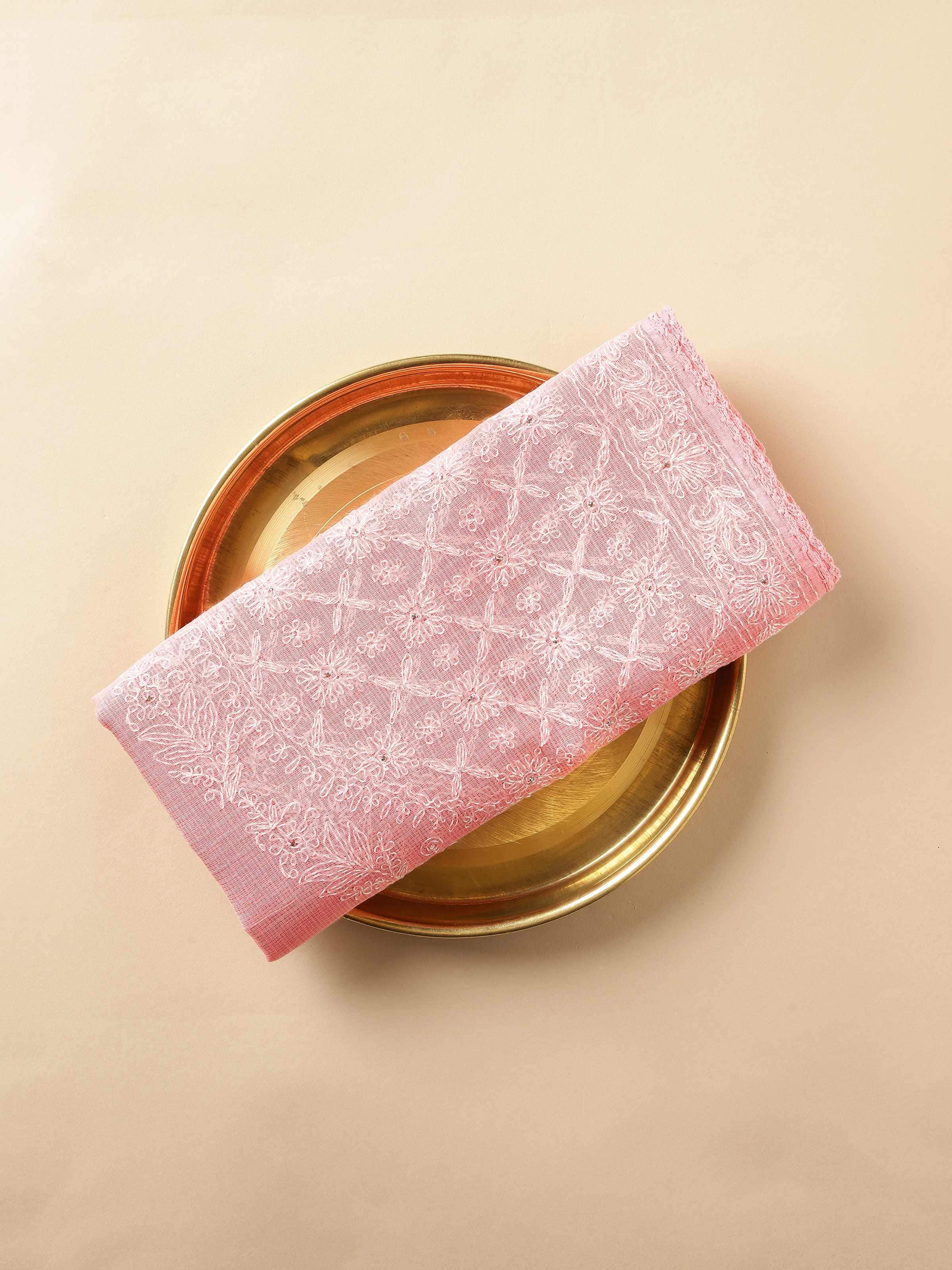 Cotton Silk Chikankari Dupatta