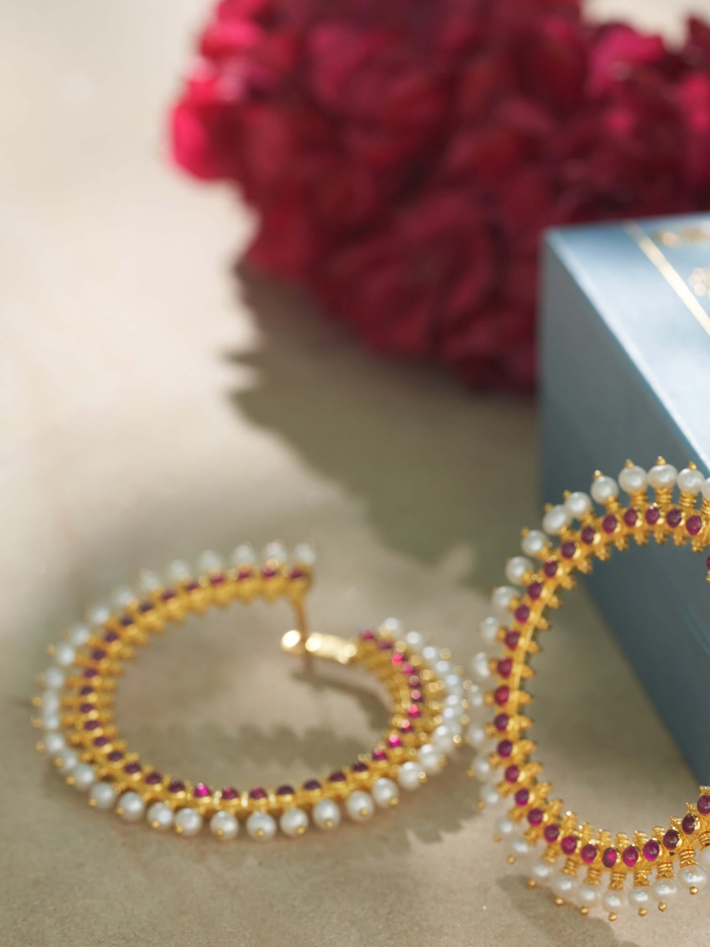 Guttapusalu Silver Hoop Earrings