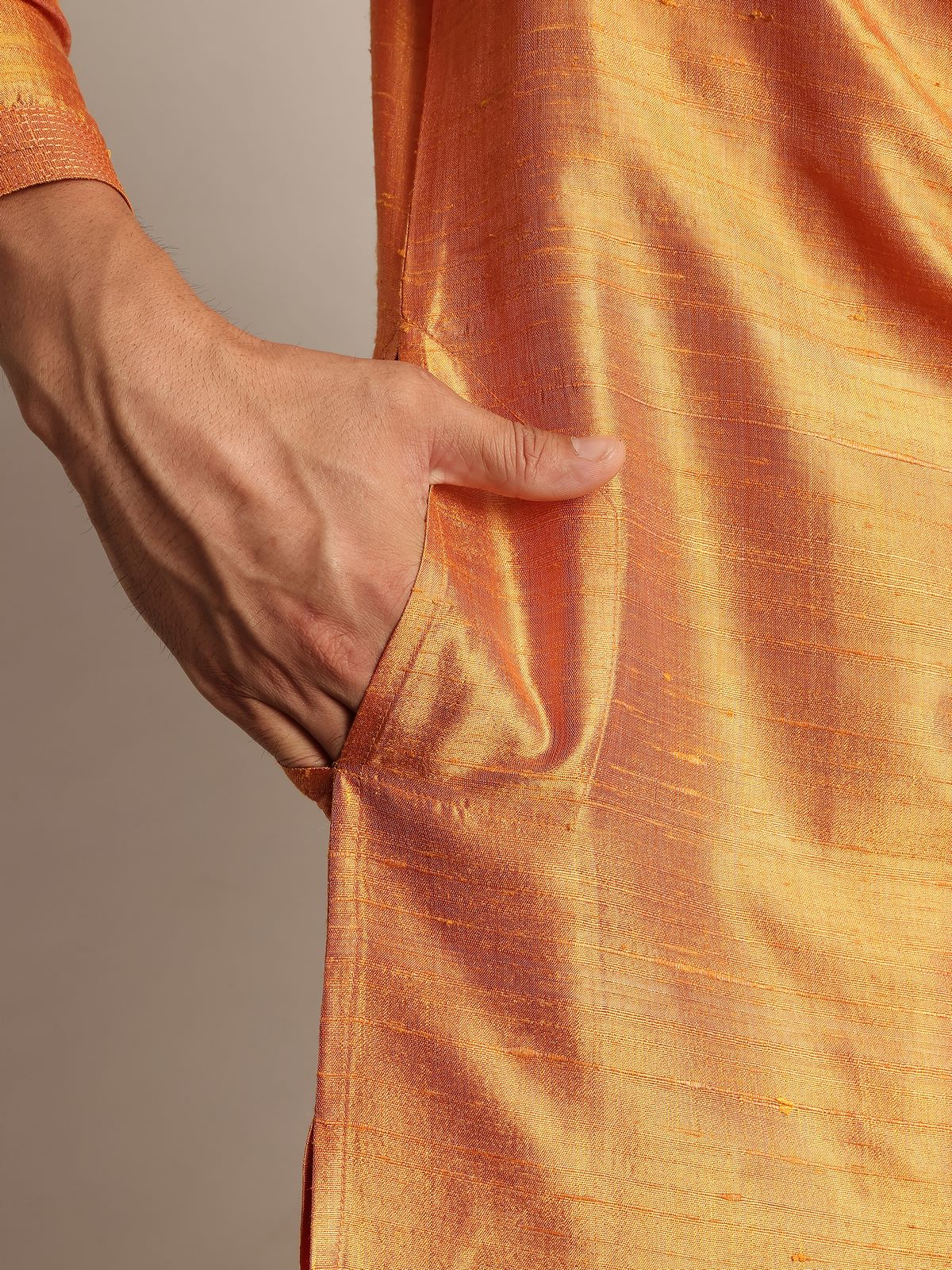 Close-up for a look at the refined weave and soft texture.