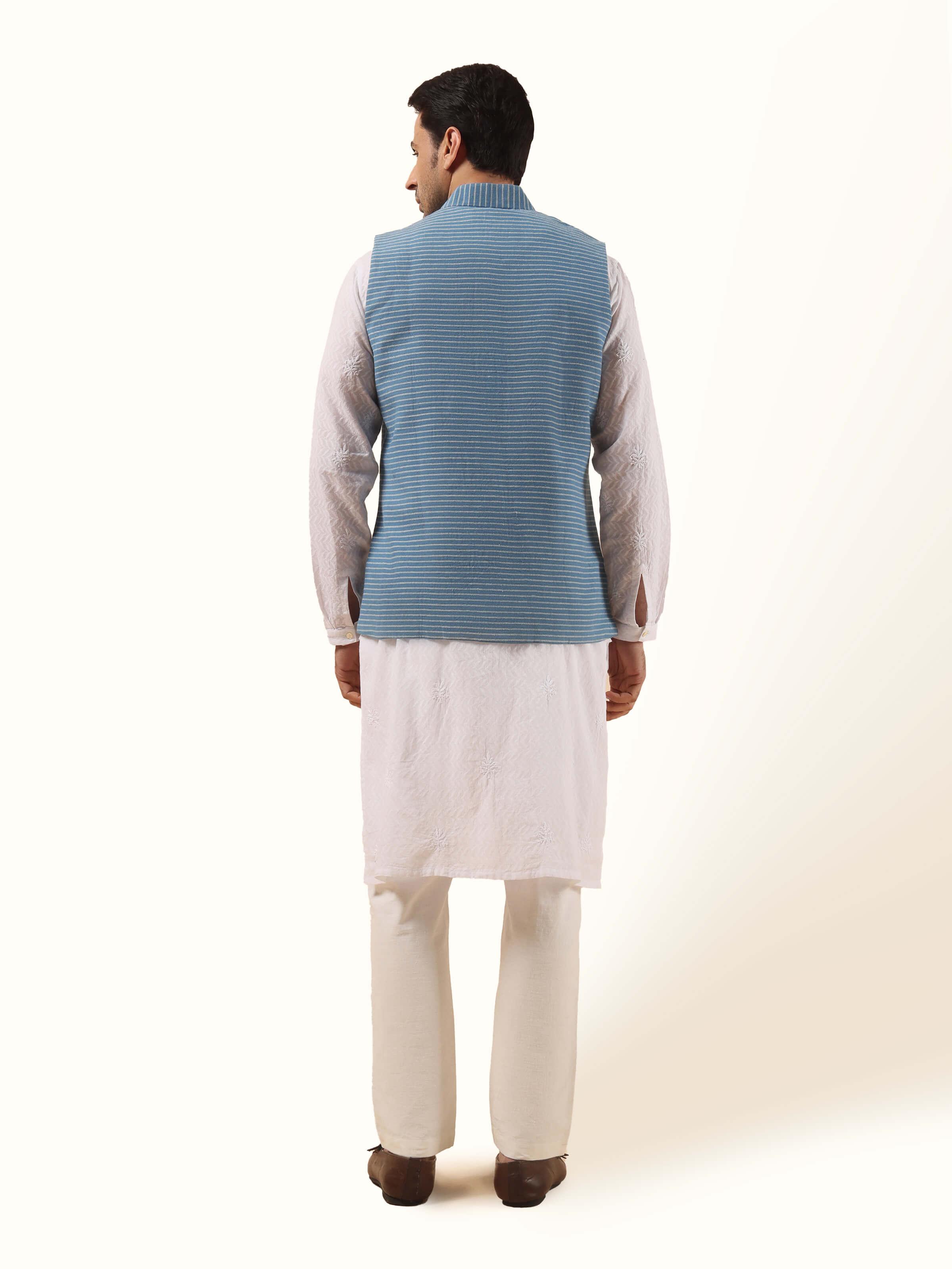 Back view showing the smooth finish and comfort fit of the jacket.